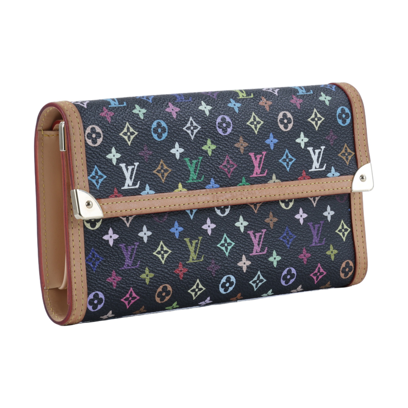 路易威登 LOUIS VUITTON LV x TM 村上隆 錢包 長夾 Portefeuille International M92658  原廠盒子/防塵袋