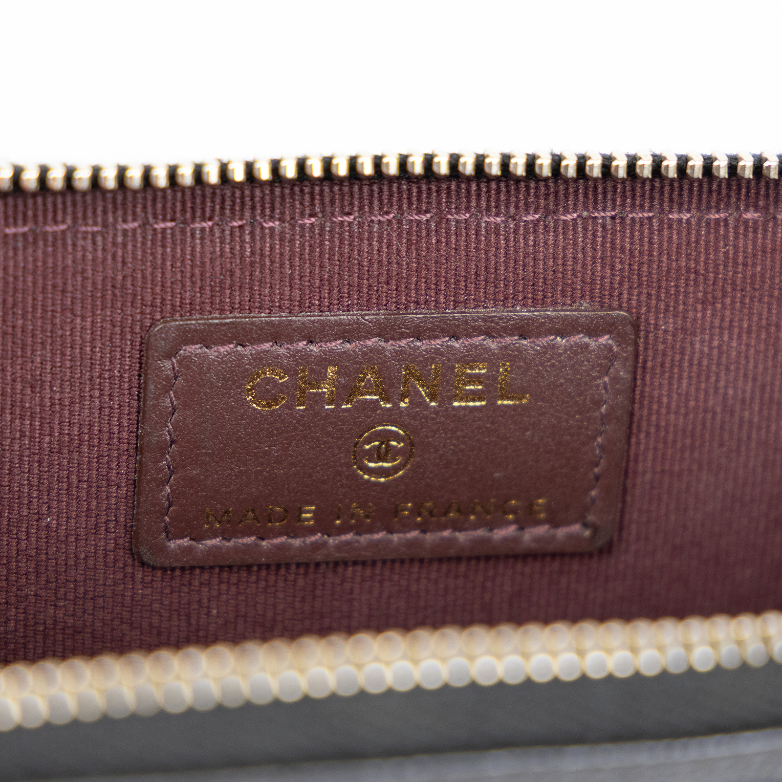 香奈兒 CHANEL CC logo 菱格紋 拉鍊 卡夾 零錢包 AP3179 晶片款 黑色荔枝皮拉鍊卡夾 原廠盒子/防塵袋