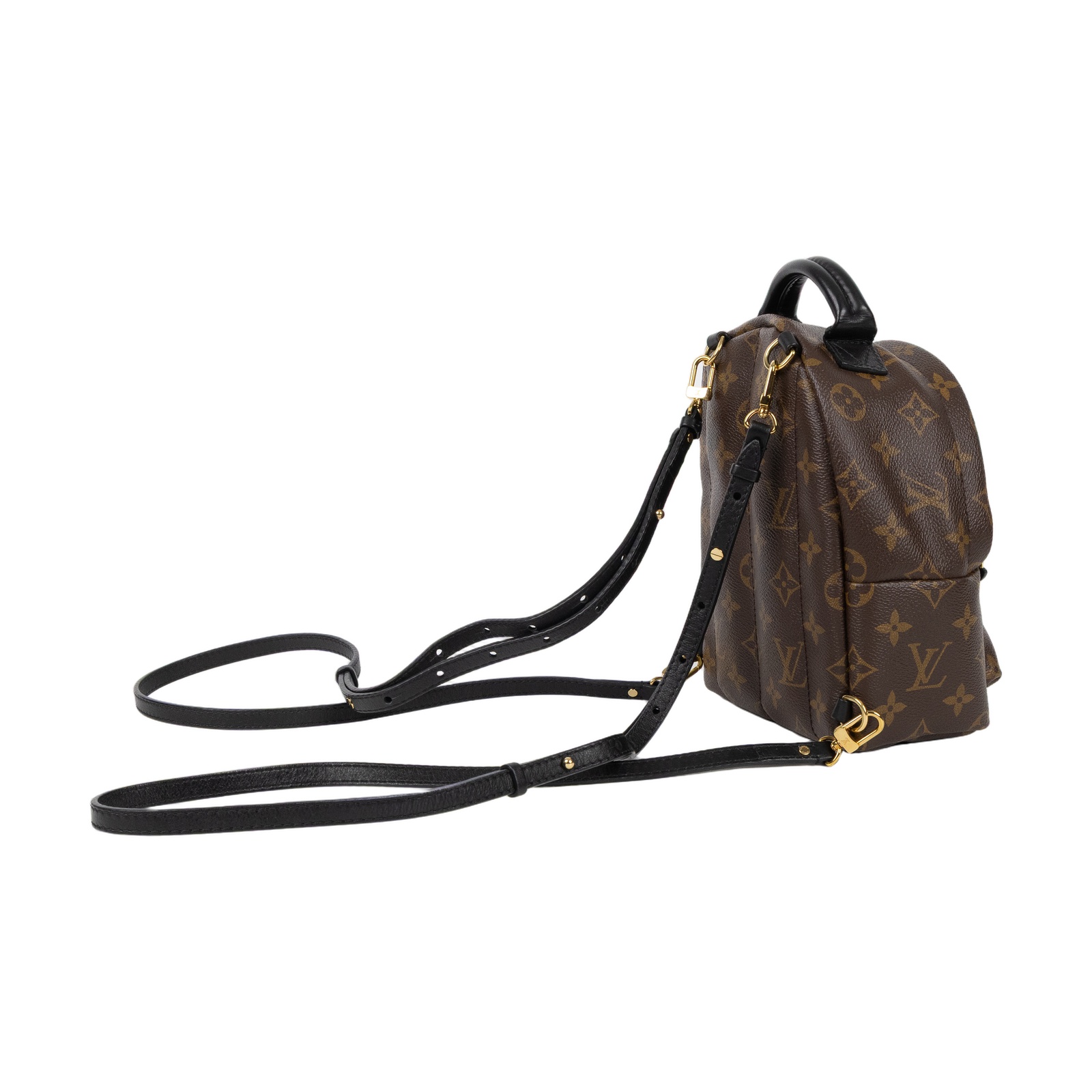 路易威登 LOUIS VUITTON Palm Springs Monogram帆布 Mini 拉鍊 後背包 M41562  背帶