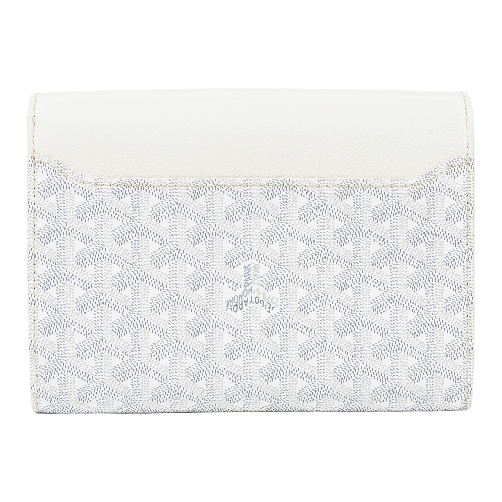 高雅德 GOYARD Chypre Wallet Pouch CHYPRPPMLTY 白Chypre Wallet Pouch 原廠盒子/防塵袋/購買證明/背帶