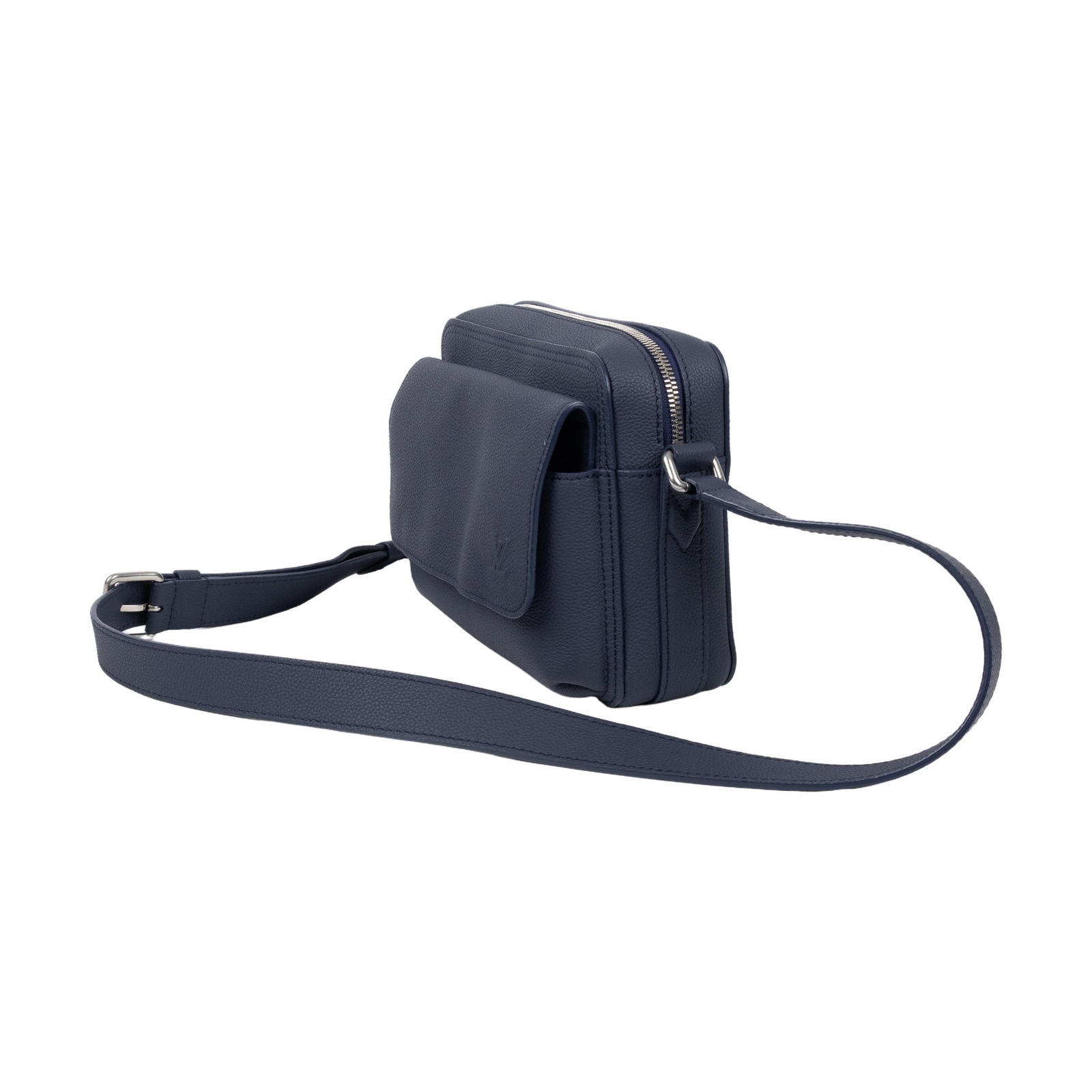 路易威登 LOUIS VUITTON Boarding 郵差包 肩背包 斜背包 M15260 晶片款 海軍藍Boarding郵差包 無附屬品