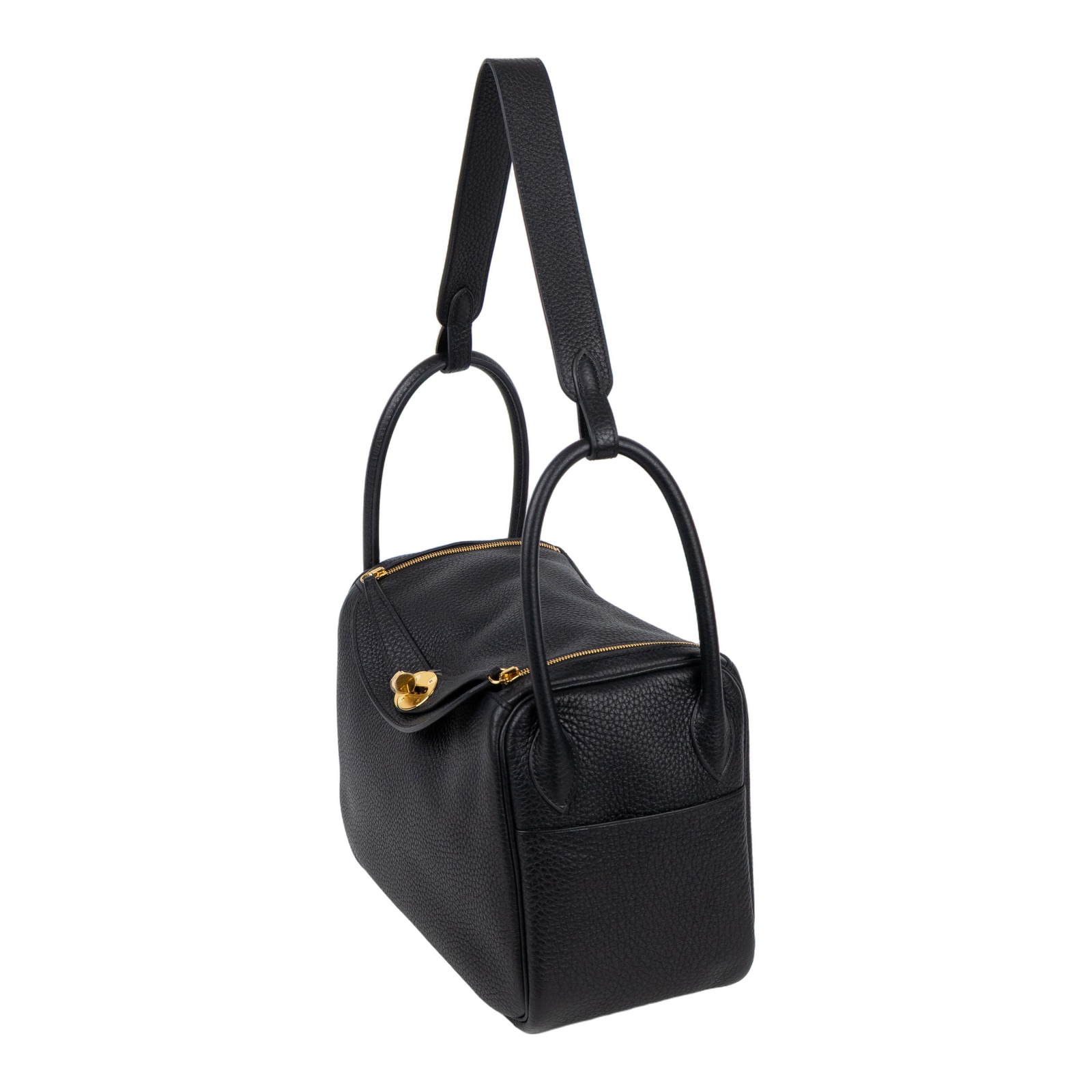 愛馬仕 Hermes Lindy 琳迪包 26 黑色 金色五金 H073428CC89 /YNS022 MI  原廠盒子/防塵袋/購買證明/雨衣