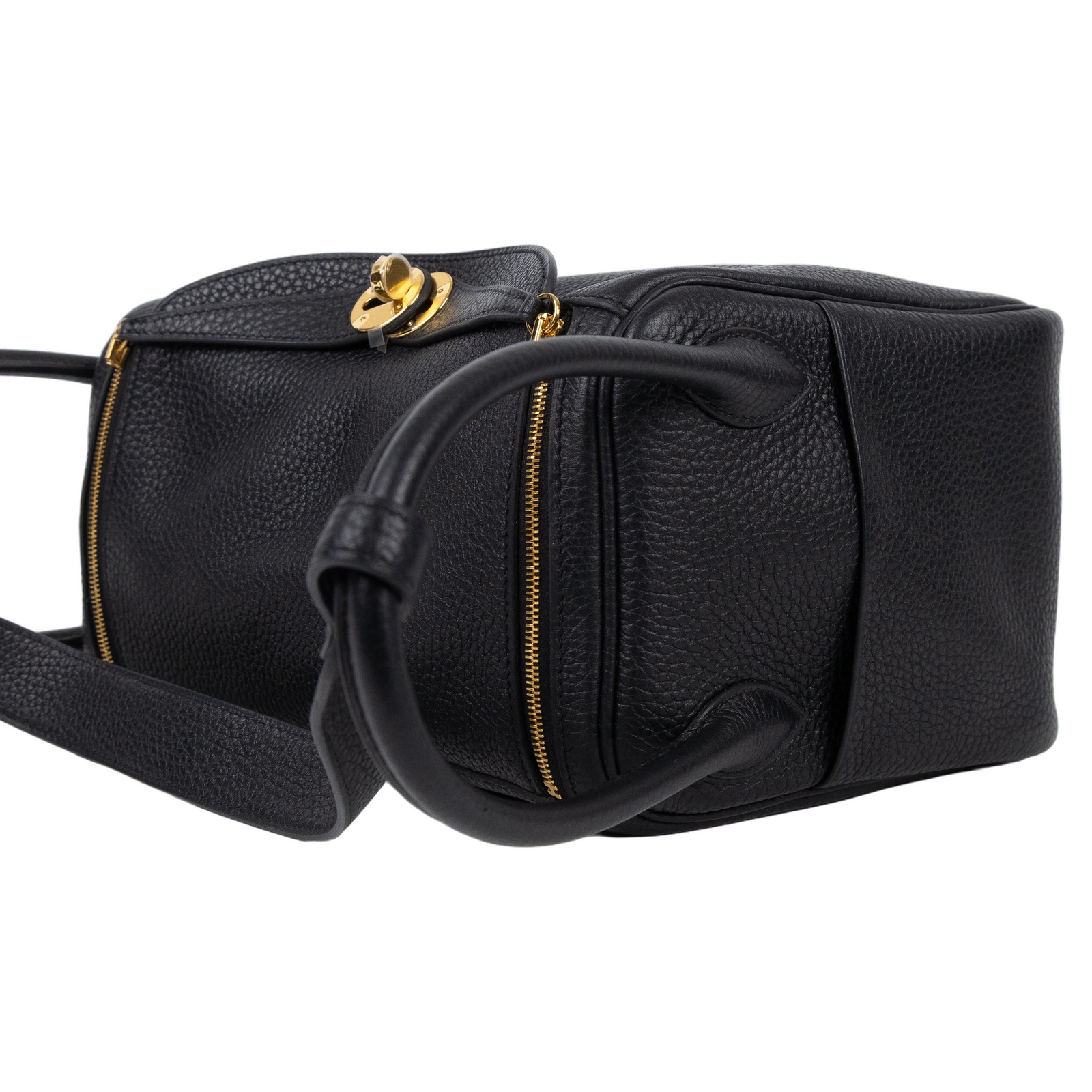 愛馬仕 Hermes Lindy 琳迪包 26 黑色 金色五金 H073428CC89 /YNS022 MI  原廠盒子/防塵袋/購買證明/雨衣