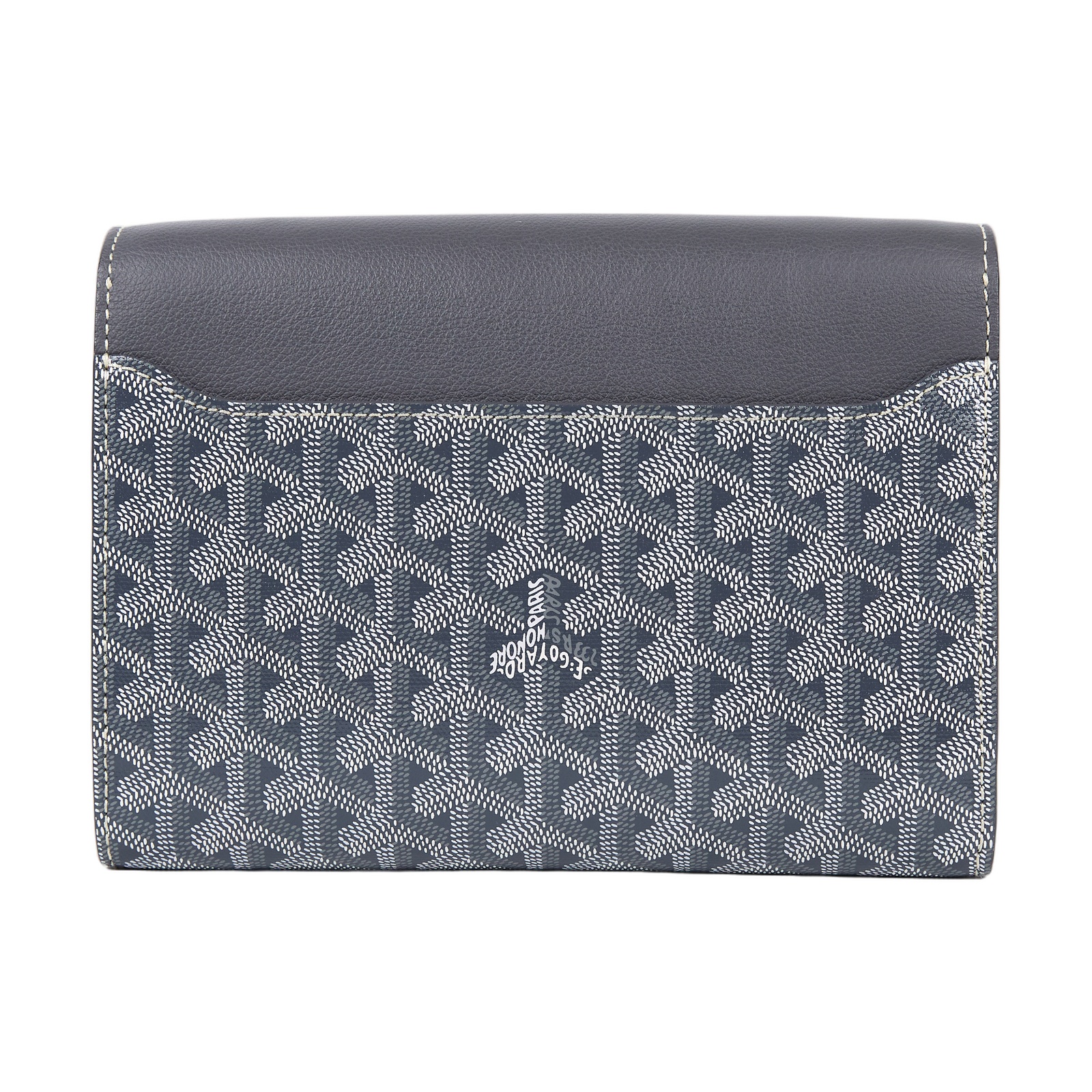 高雅德 GOYARD Chypre Wallet Pouch CHYPRPPMLTY 鐵灰Chypre PM 原廠盒子/防塵袋/購買證明/背帶