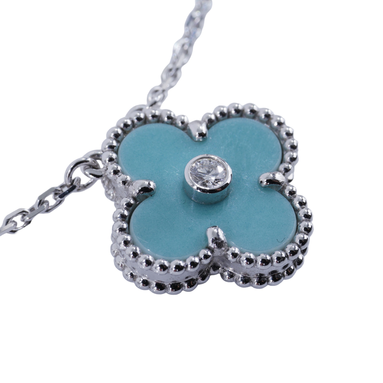 梵克雅寶 Van Cleef & Arpels Vintage Alhambra 吊墜 2022年 Holiday限定 VCARP9RU00  原廠盒子/防塵袋/保書