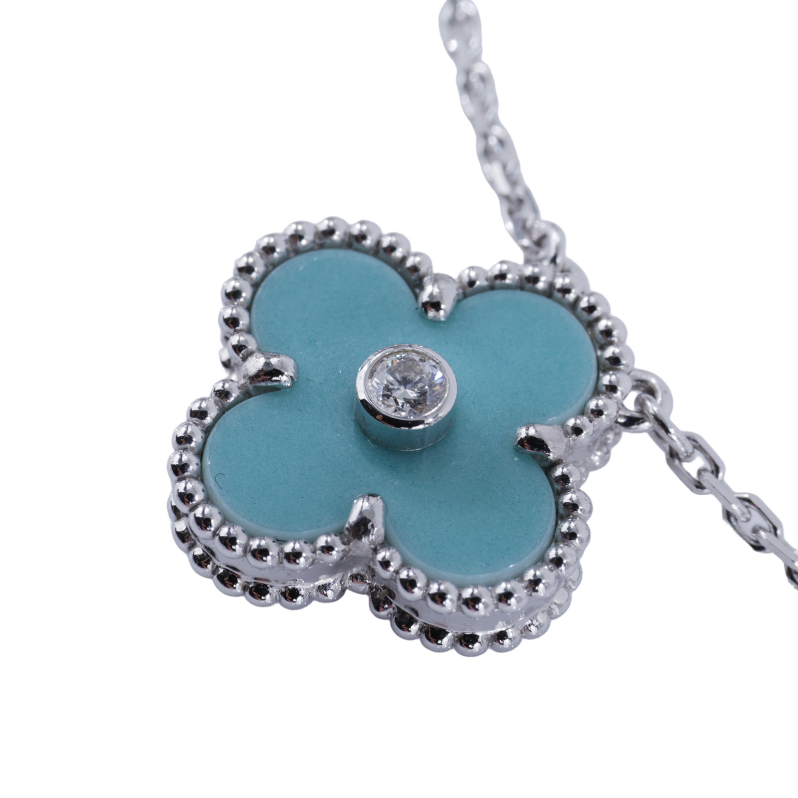 梵克雅寶 Van Cleef & Arpels Vintage Alhambra 吊墜 2022年 Holiday限定 VCARP9RU00  原廠盒子/防塵袋/保書