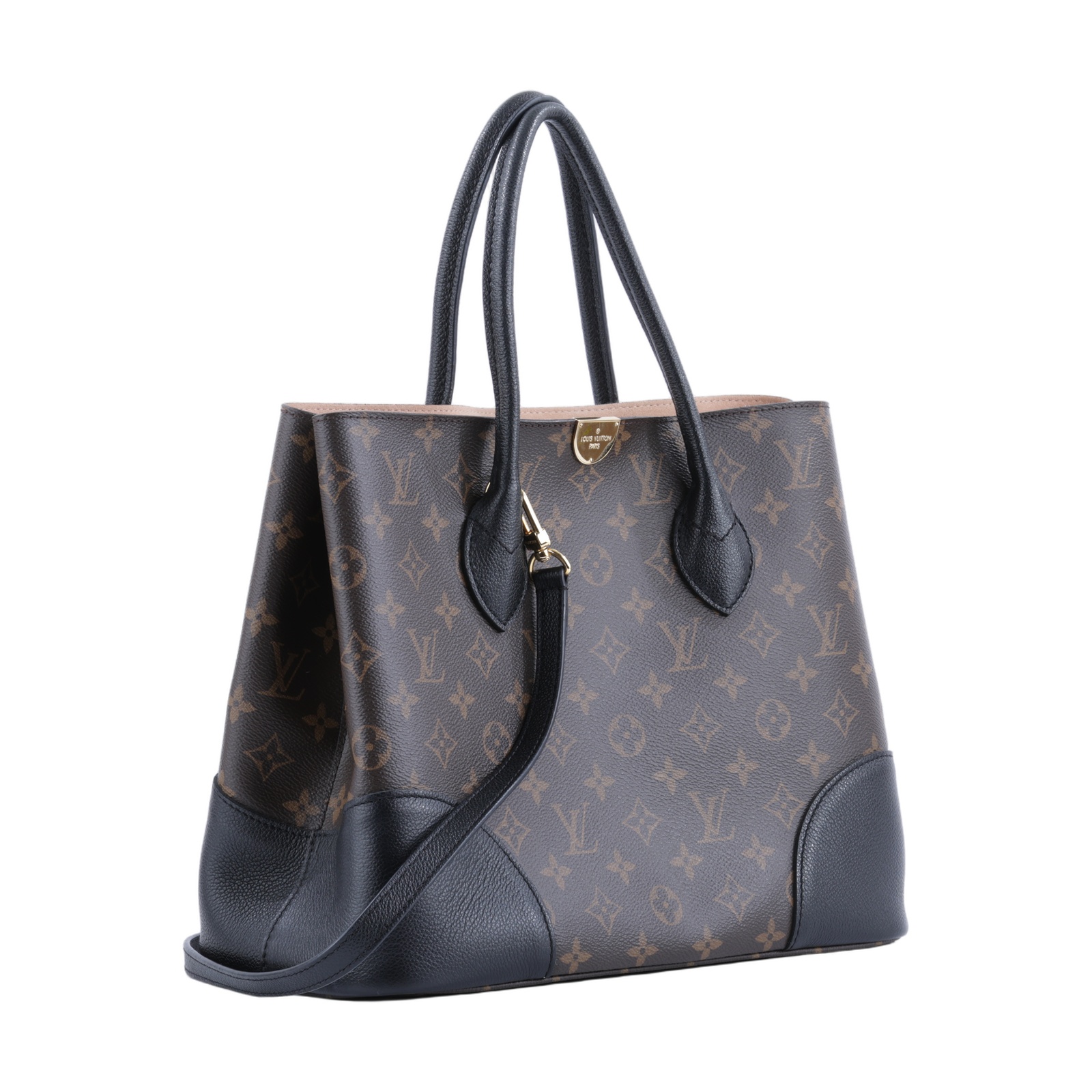 路易威登 LOUIS VUITTON Flandrin 托特包 肩背包 斜背包 M41595 原花拼黑邊Flandrin 2way 背帶