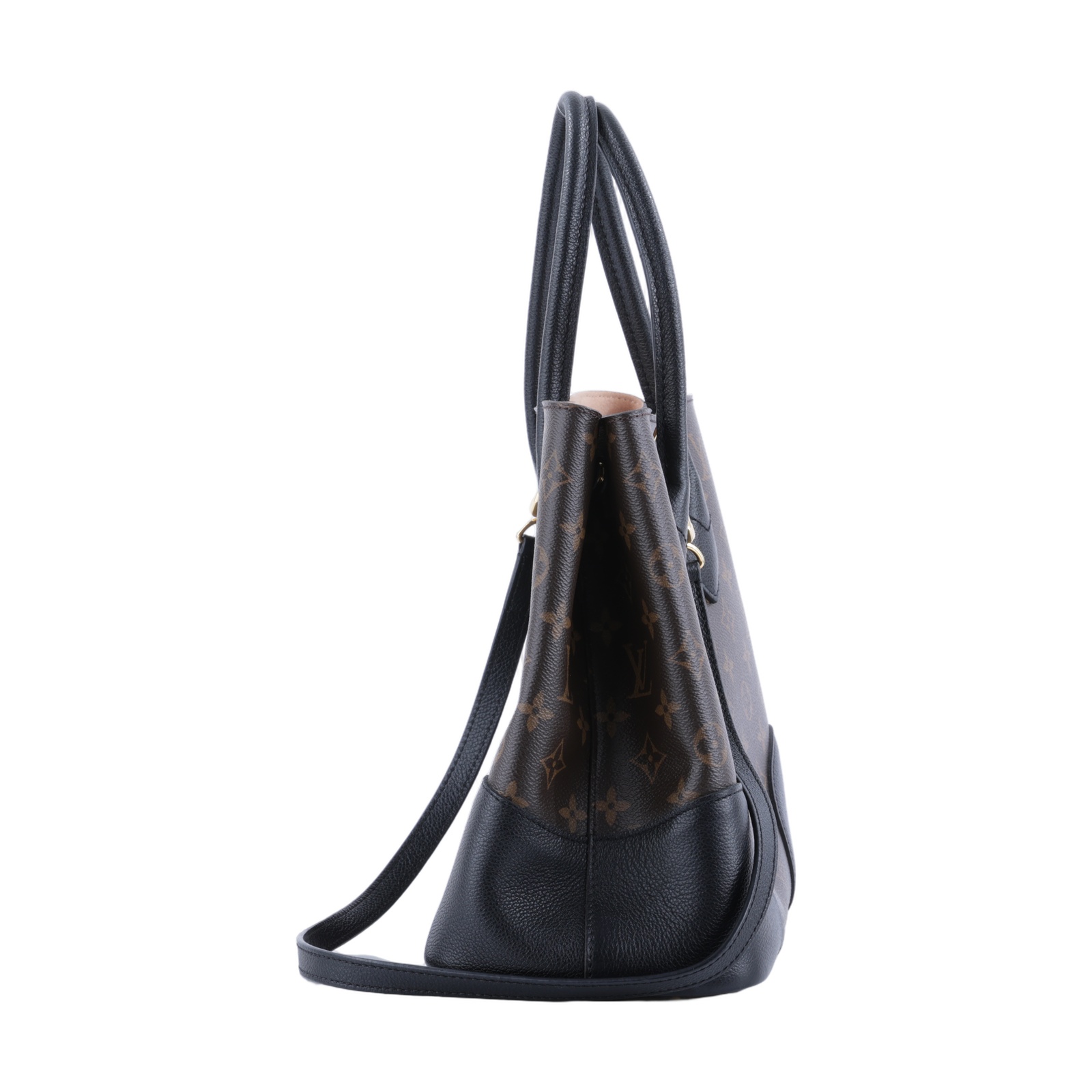 路易威登 LOUIS VUITTON Flandrin 托特包 肩背包 斜背包 M41595 原花拼黑邊Flandrin 2way 背帶
