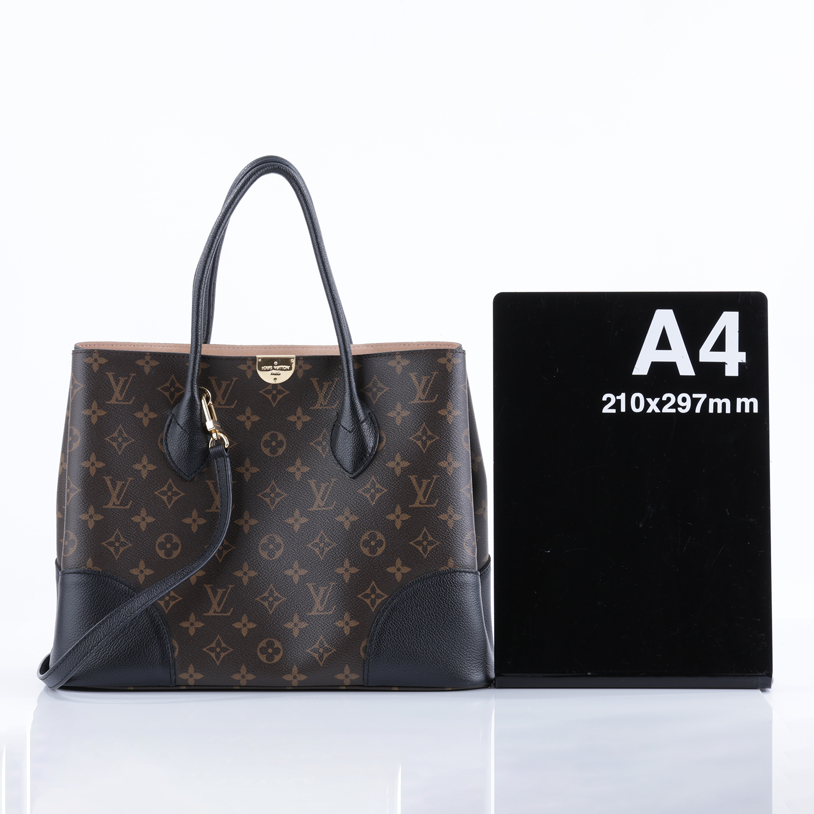 路易威登 LOUIS VUITTON Flandrin 托特包 肩背包 斜背包 M41595 原花拼黑邊Flandrin 2way 背帶