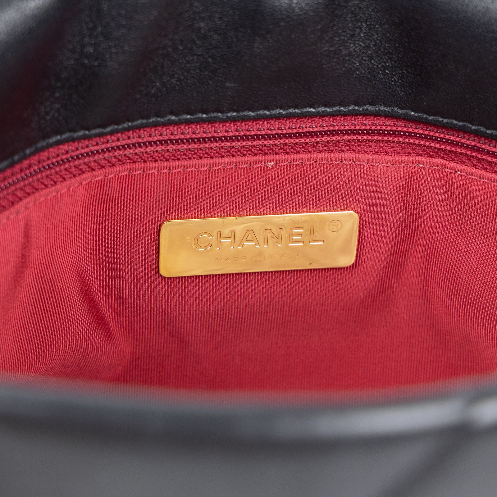 香奈兒 CHANEL 19 大型口蓋包 AS1161 晶片款 黑金羊19包 30CM 防塵袋