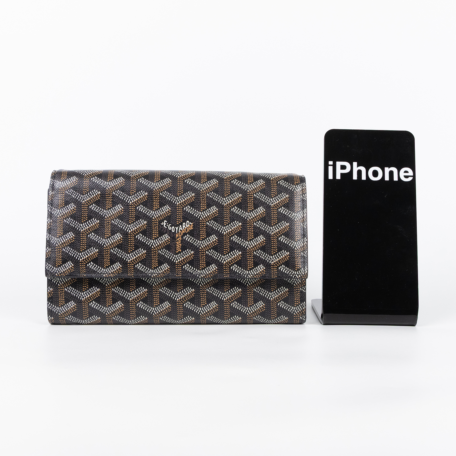 高雅德 GOYARD Varenne Continental Wallet 錢包 VAREN3MMLTY 黑棕Varenne WOC 防塵袋