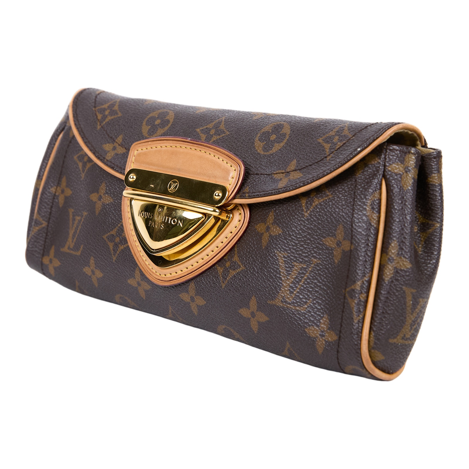 路易威登 LOUIS VUITTON Pochette Beverly 手提包 肩背包 腋下包 M40122 原花Pochette Beverly 背帶