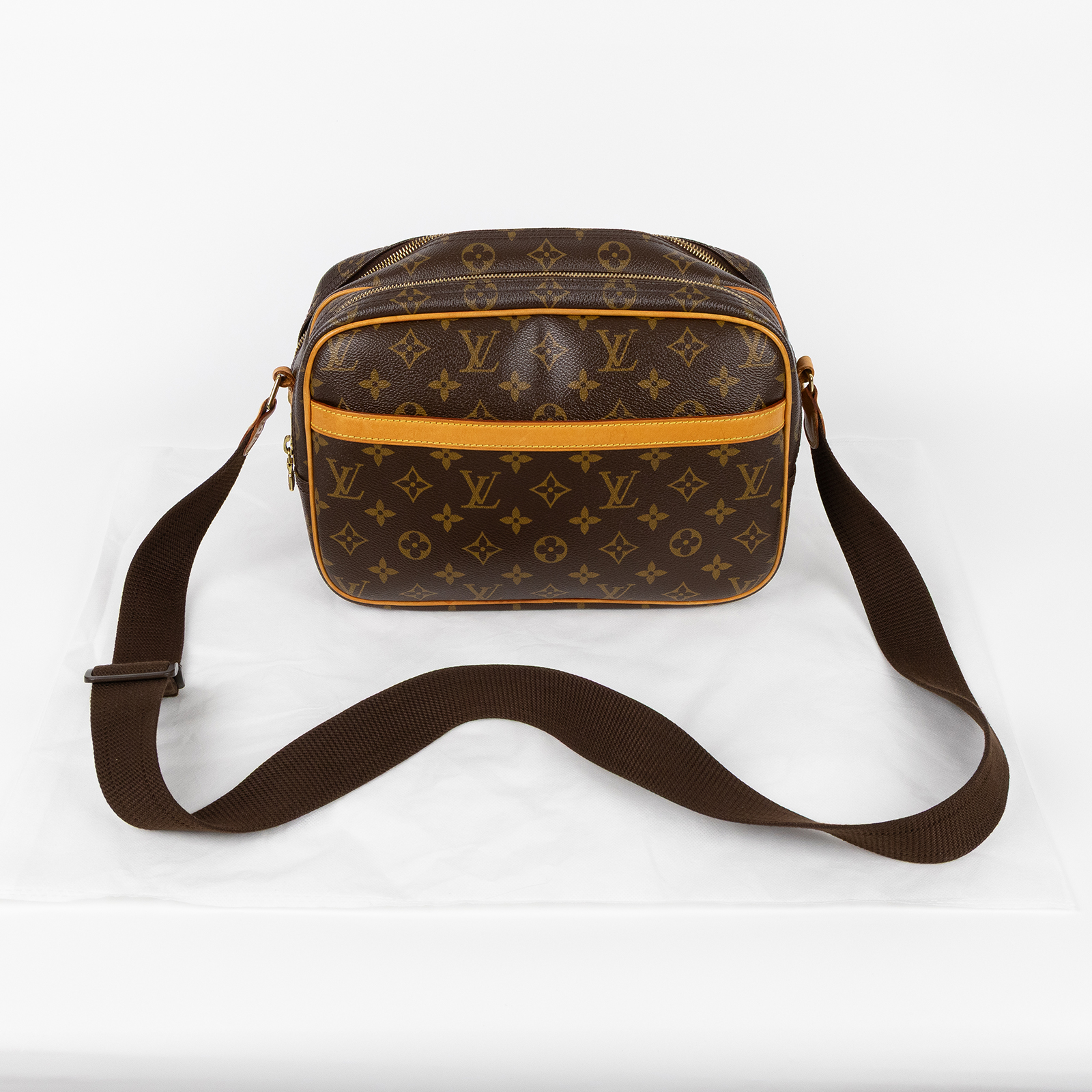 路易威登 LOUIS VUITTON Reporter PM 斜背包 M45254 原花REPORTER肩背包 PM 無附屬品