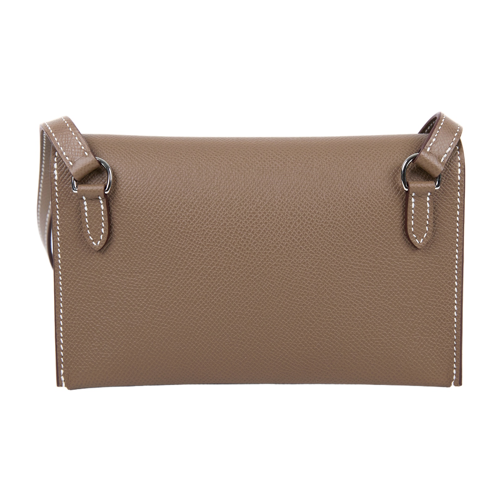 愛馬仕 Hermes Nap wallet 隨身錢包 銀色五金 大象灰 H085291CK18 /G AM 003 UH  原廠盒子/防塵袋/購買證明影本