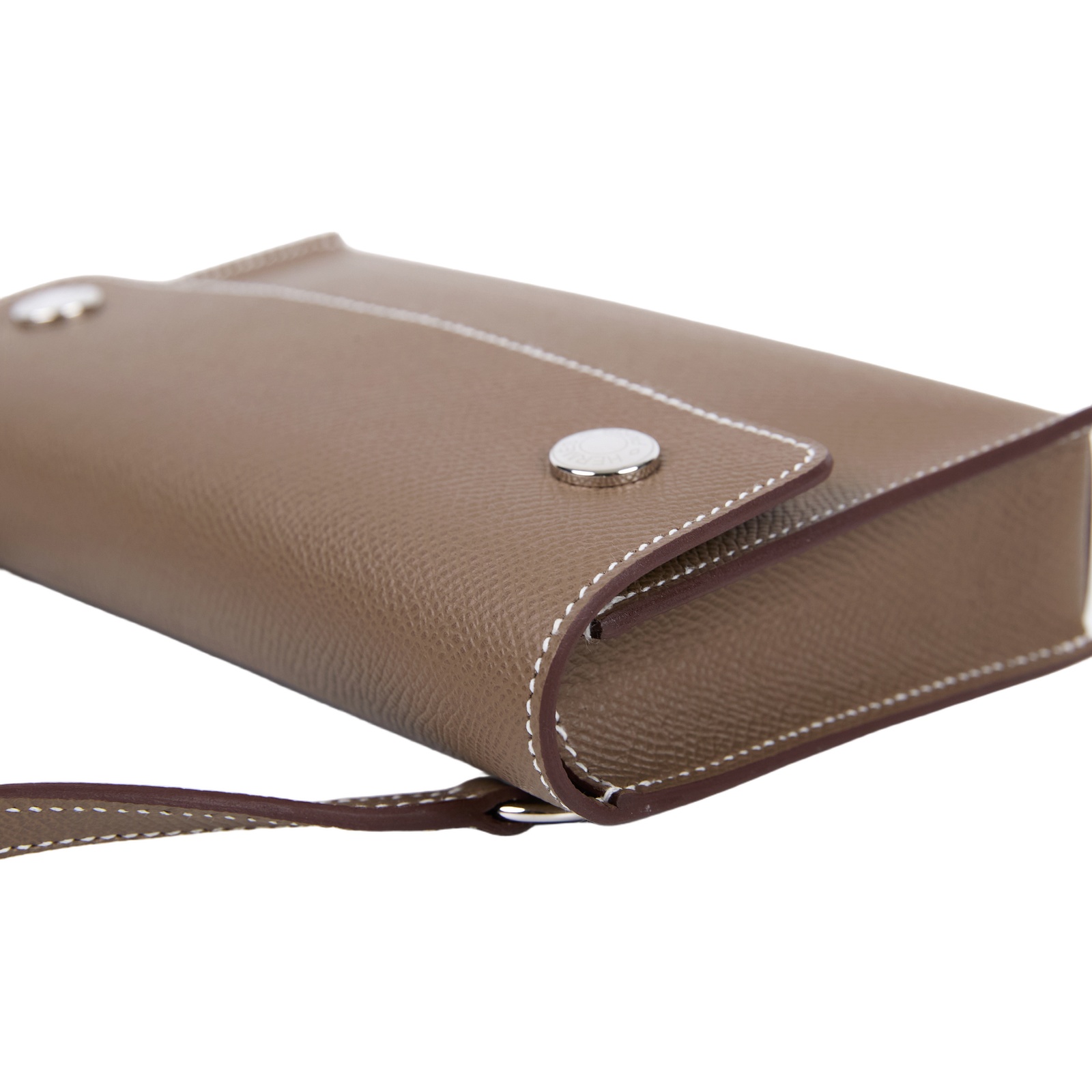 愛馬仕 Hermes Nap wallet 隨身錢包 銀色五金 大象灰 H085291CK18 /G AM 003 UH  原廠盒子/防塵袋/購買證明影本