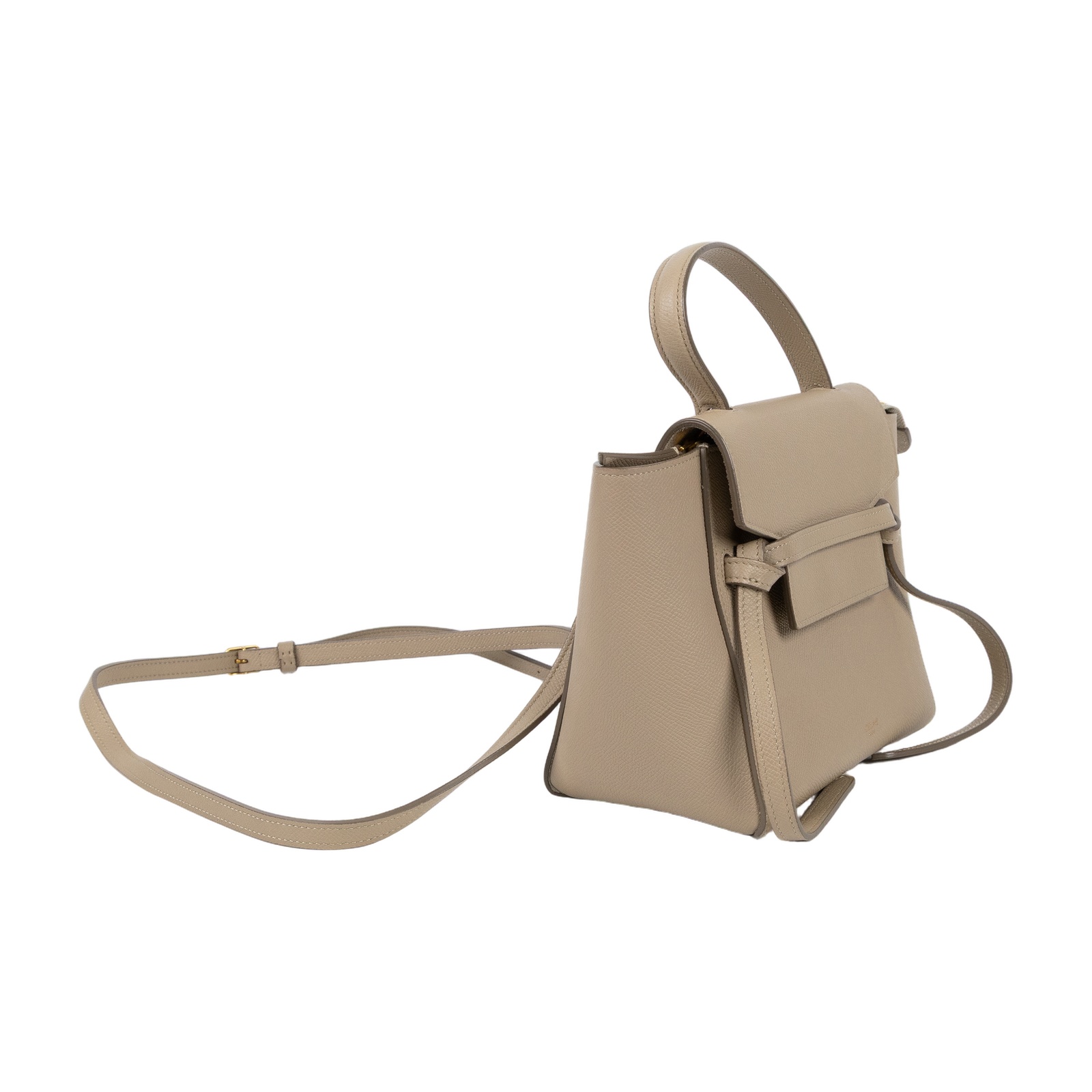 思琳 CELINE 珠地小牛皮 袖珍型 Belt 手袋 189003ZVA 奶茶色BELT BAG 鯰魚包 NANO 背帶