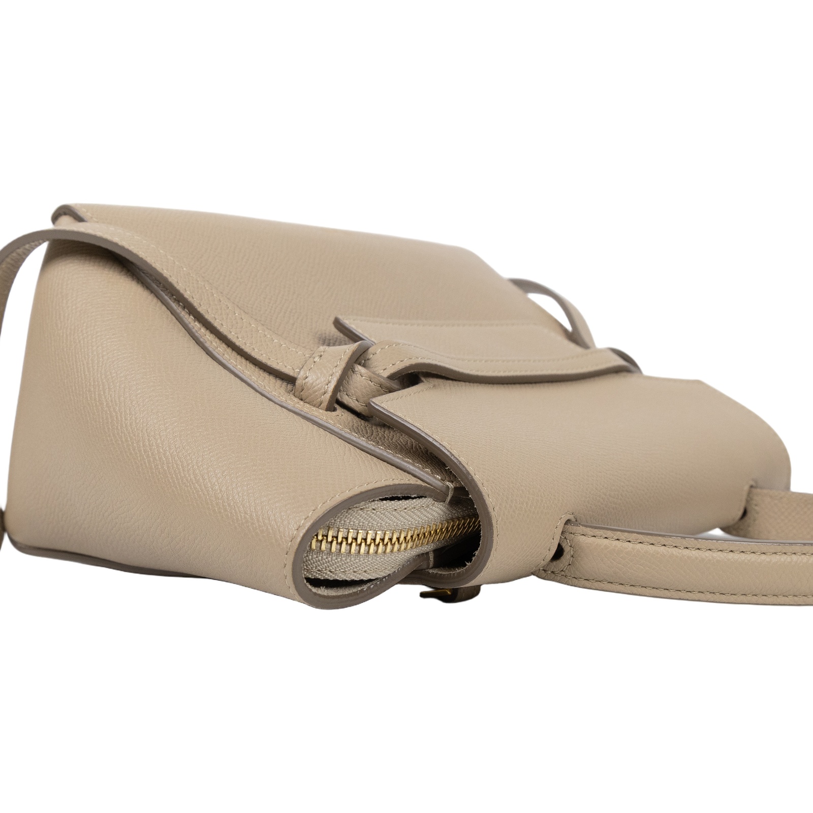 思琳 CELINE 珠地小牛皮 袖珍型 Belt 手袋 189003ZVA 奶茶色BELT BAG 鯰魚包 NANO 背帶