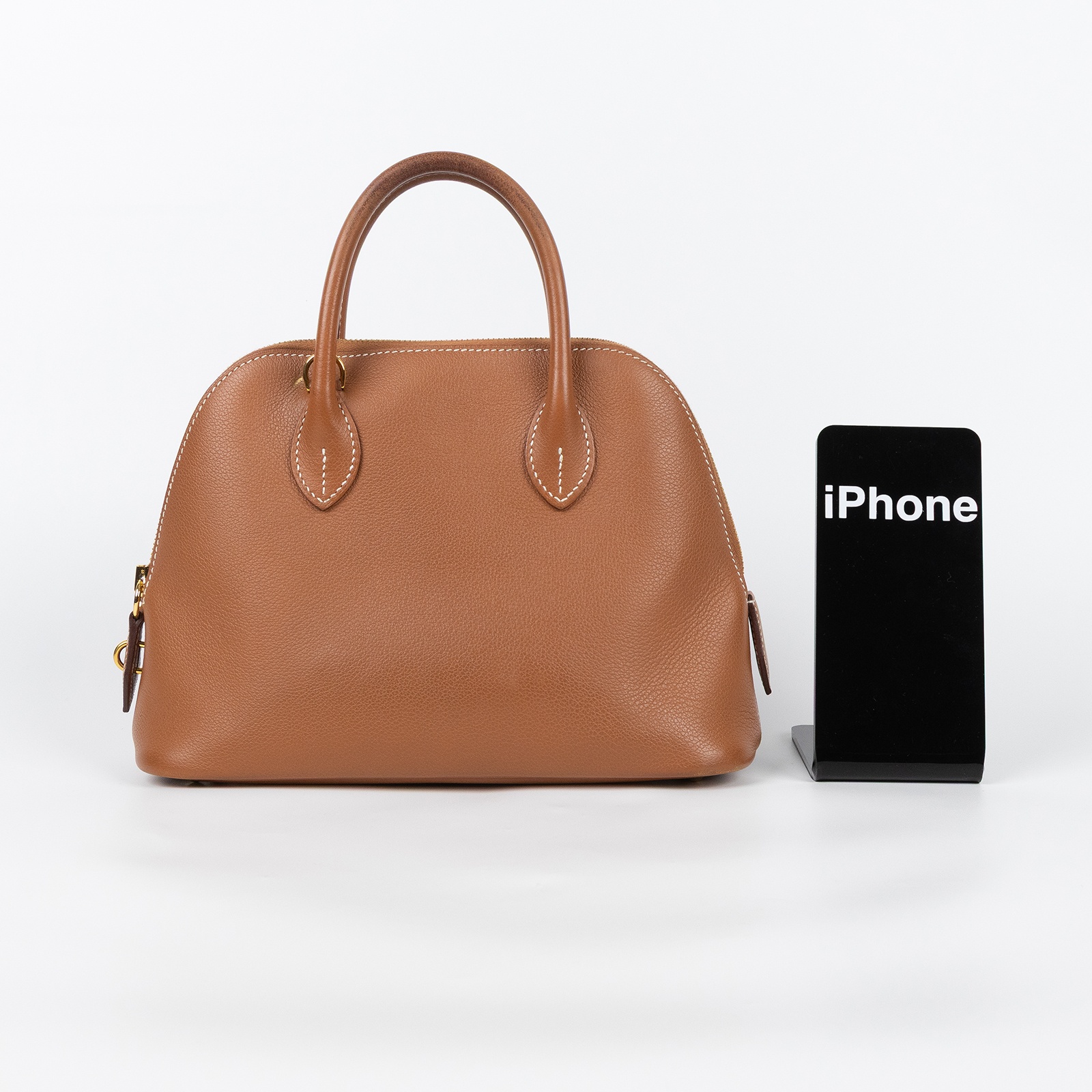 愛馬仕 Hermes Bolide Bag  1923 柏莉包 25 金色五金 金棕色 H082161CC37 /BHA322SD  原廠盒子/鎖組/購買證明/防塵袋/背帶/雨衣