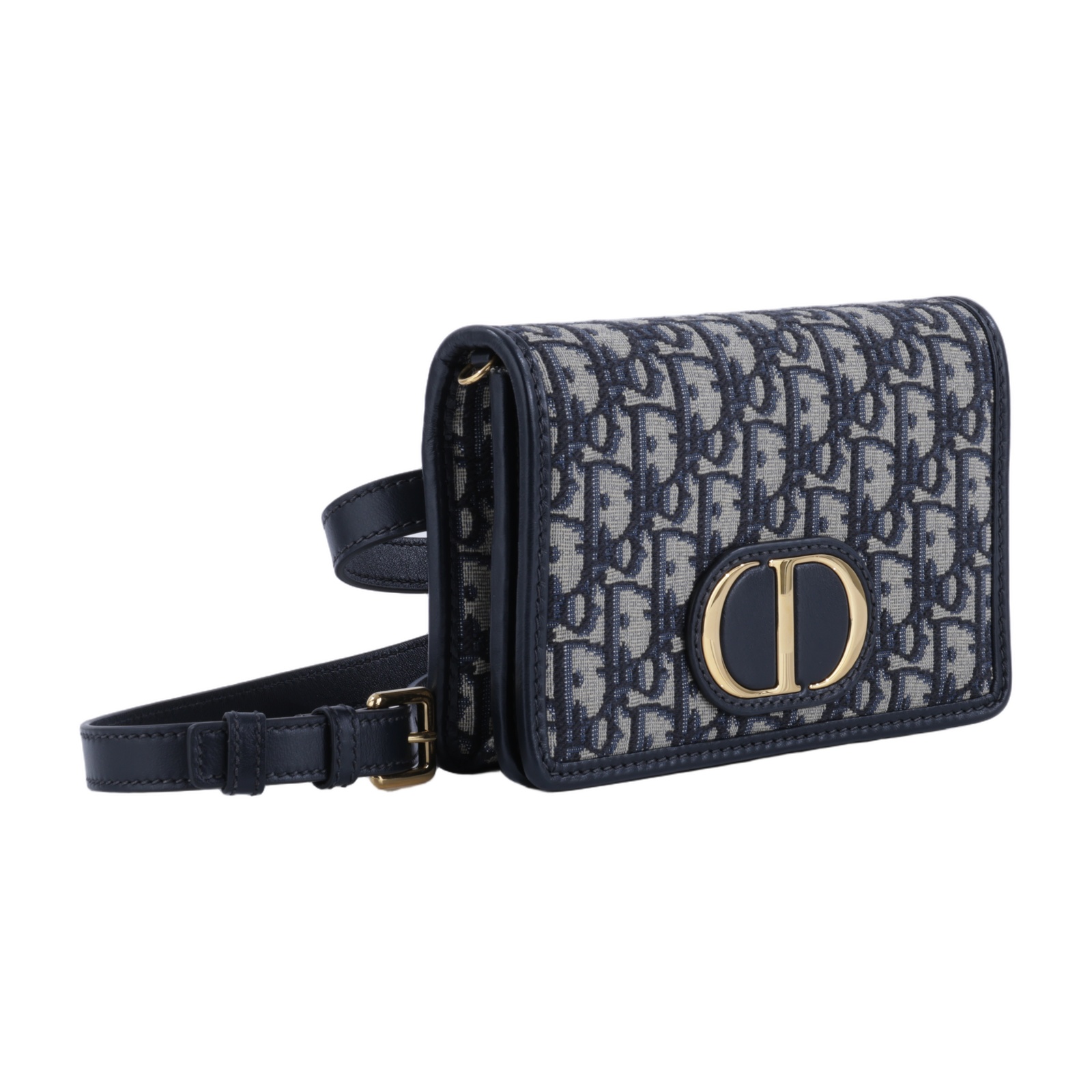 迪奧 CHRISTIAN DIOR Lady Dior My 帆布 鍊條 肩背 手拿包 S2086UTZQ  原廠盒子/背帶