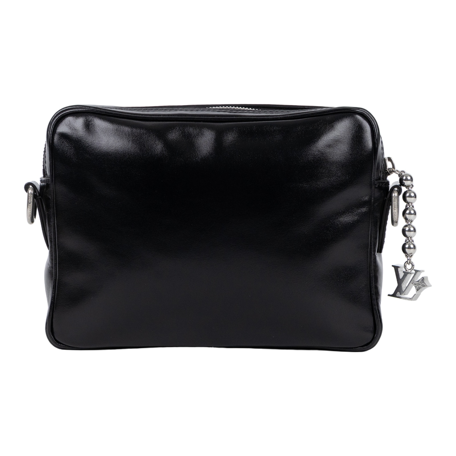 路易威登 LOUIS VUITTON Nil 斜背包 肩背包 手提包 M13987 晶片款 黑皮革Nil 防塵袋/購買證明/行李吊牌/背帶2