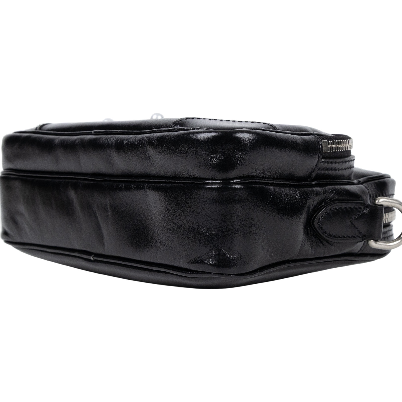路易威登 LOUIS VUITTON Nil 斜背包 肩背包 手提包 M13987 晶片款 黑皮革Nil 防塵袋/購買證明/行李吊牌/背帶2