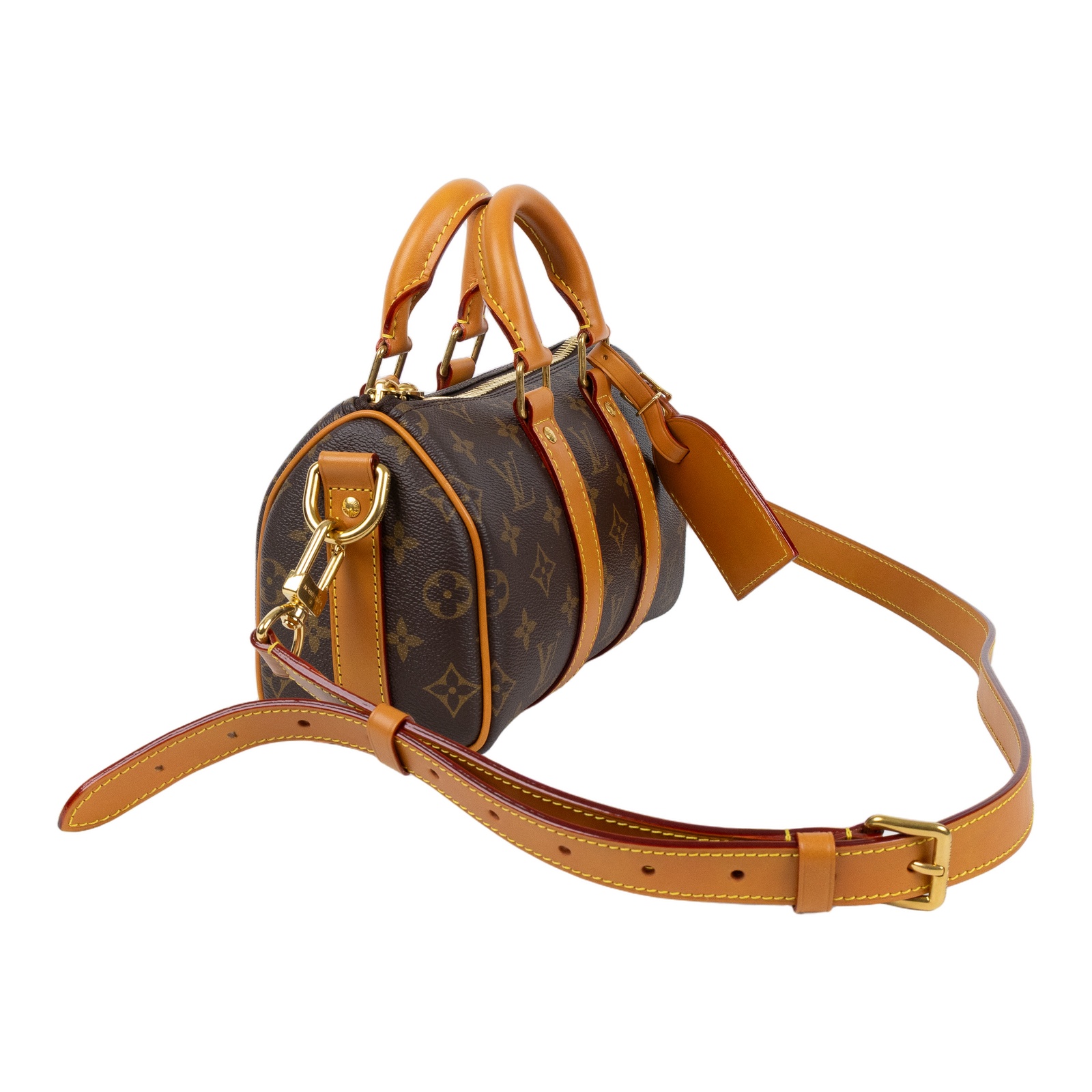 路易威登 LOUIS VUITTON Louis Vuitton Keepall Bandoulière 25 旅行包 M28957 晶片款  原廠盒子/防塵袋/購買證明/背帶/吊牌