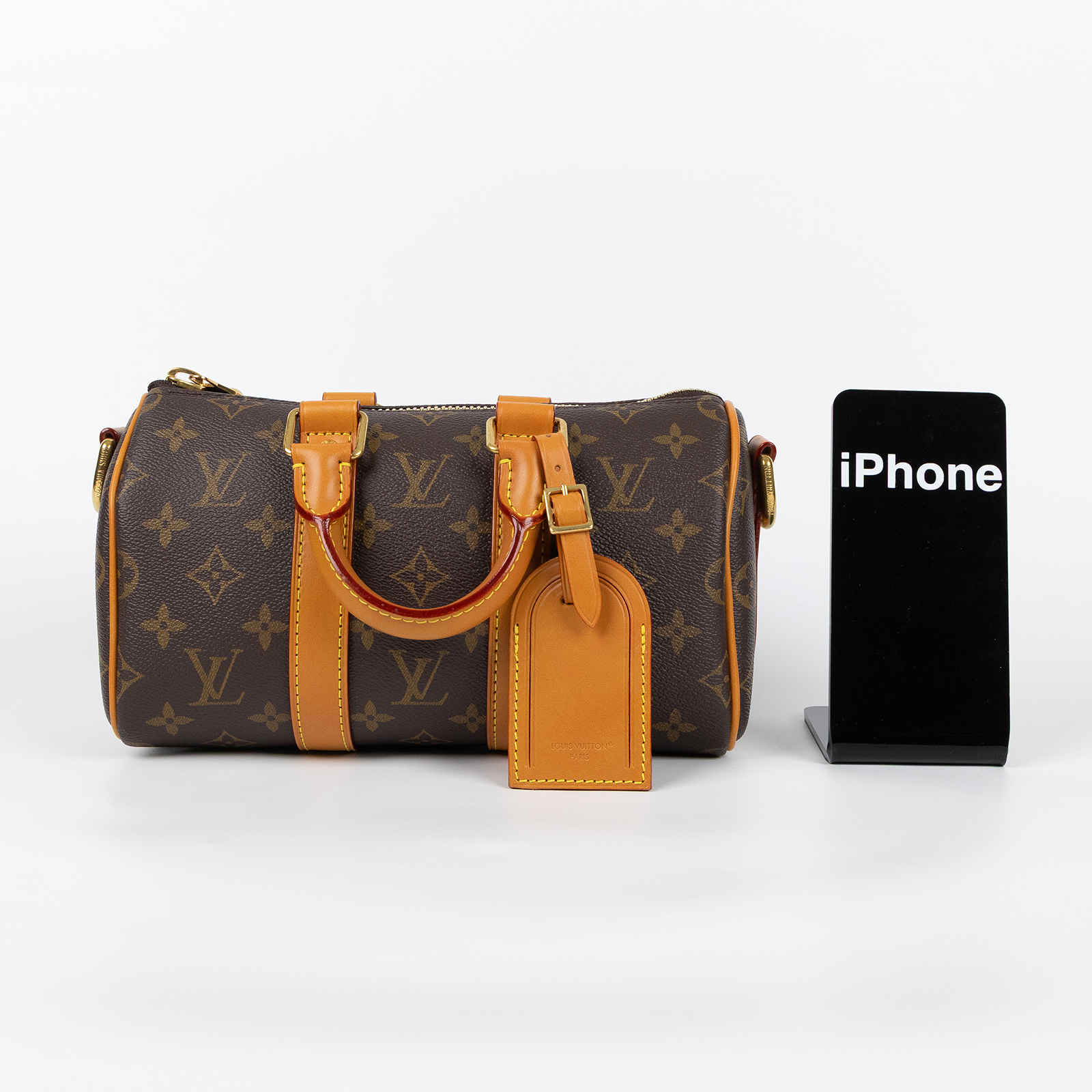 路易威登 LOUIS VUITTON Louis Vuitton Keepall Bandoulière 25 旅行包 M28957 晶片款  原廠盒子/防塵袋/購買證明/背帶/吊牌