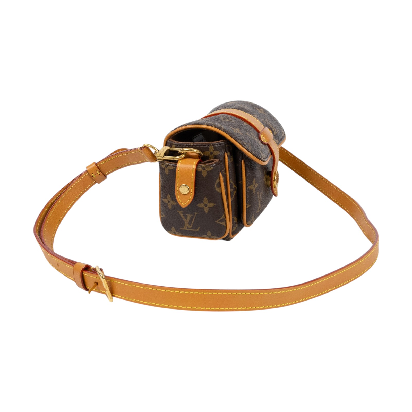 路易威登 LOUIS VUITTON Cargo 可調節穿戴式錢包 短夾包 M14742 晶片款 Cargo可穿戴式側背包 原廠盒子/防塵袋/購買證明/背帶