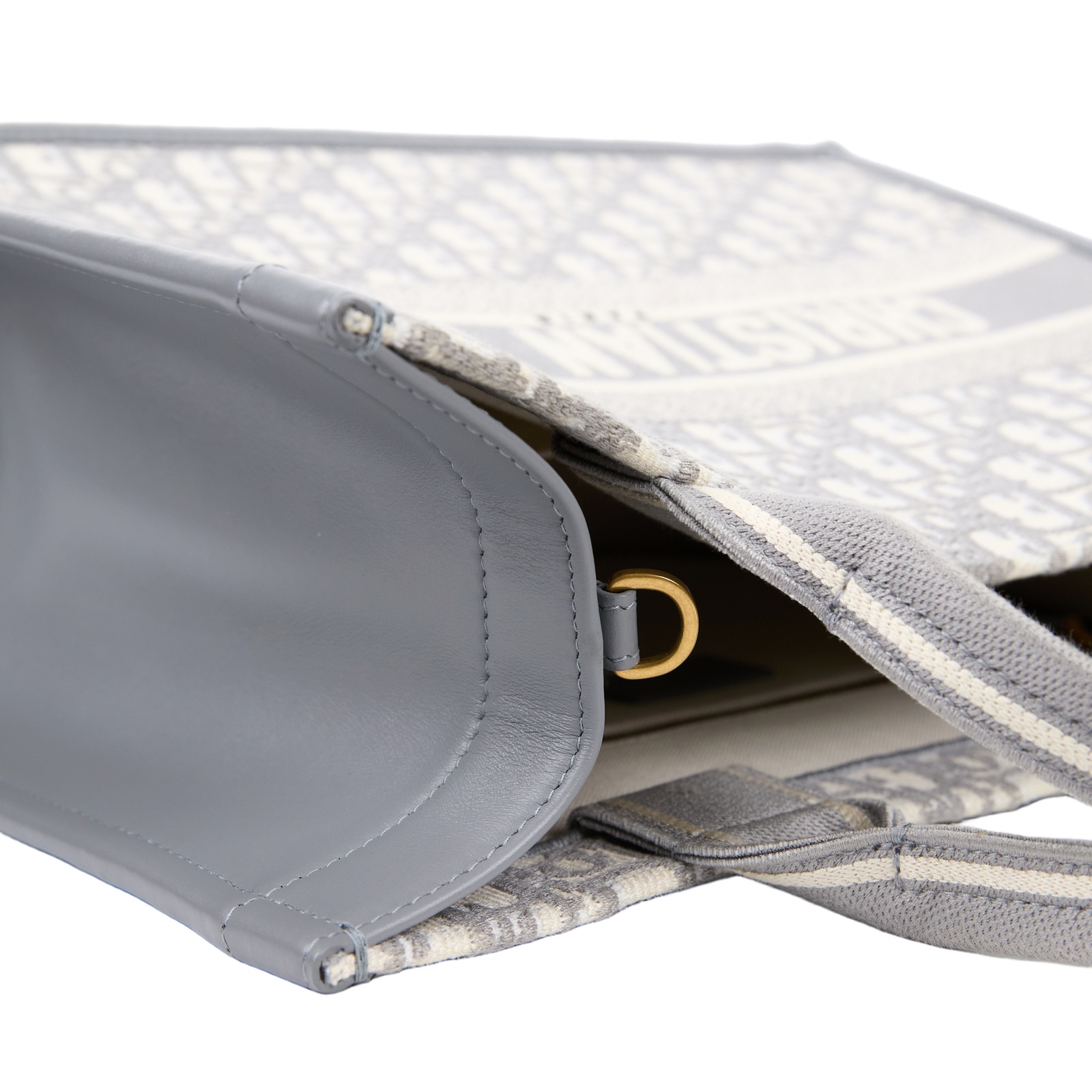 迪奧 CHRISTIAN DIOR Book Tote 中型 托特包 M1324CZBB 灰刺繡Book Tote 中號 背帶款 原廠盒子/防塵袋/背帶