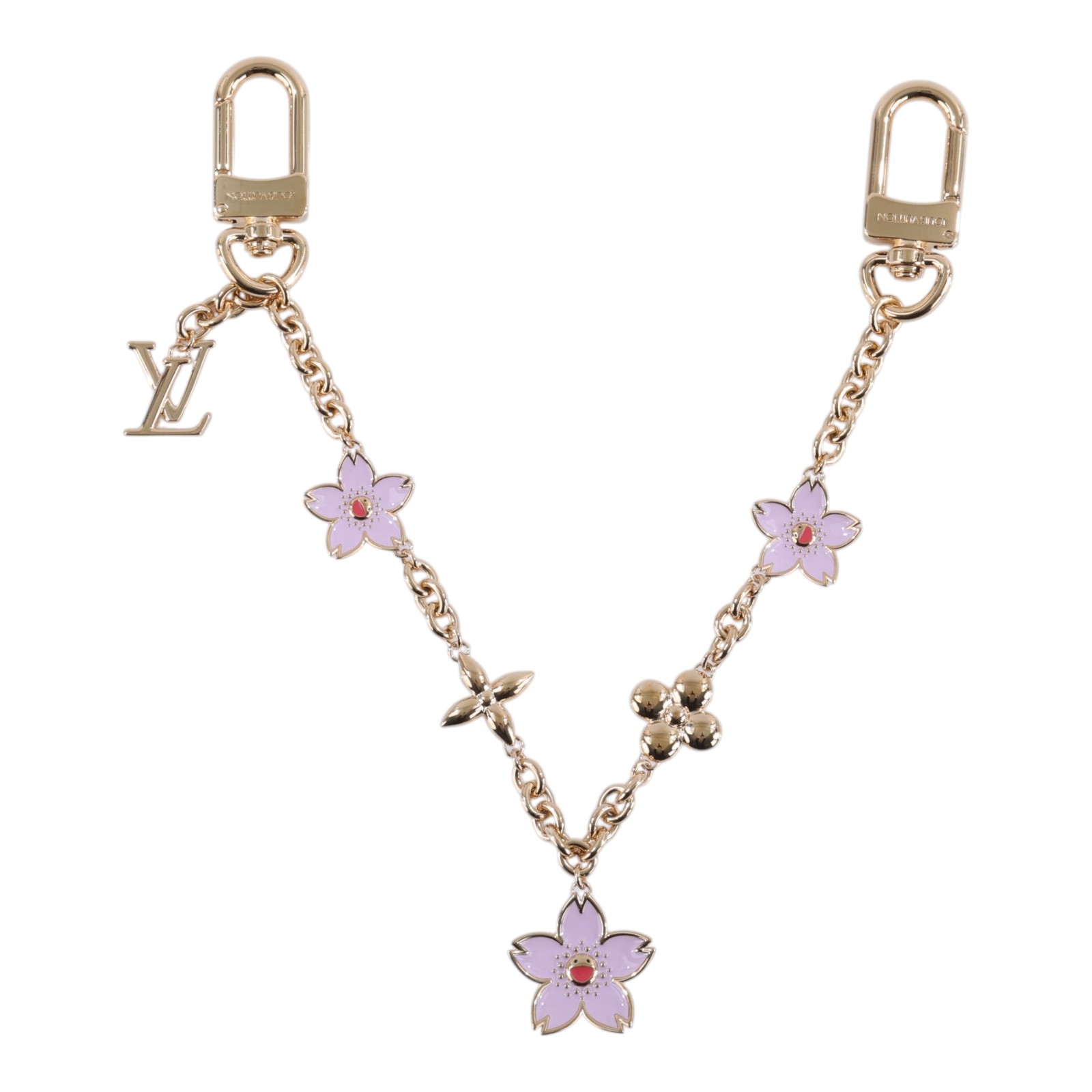 路易威登 LOUIS VUITTON LV x TM 村上隆 Cherry Blossom 包包吊飾 M02540  防塵袋