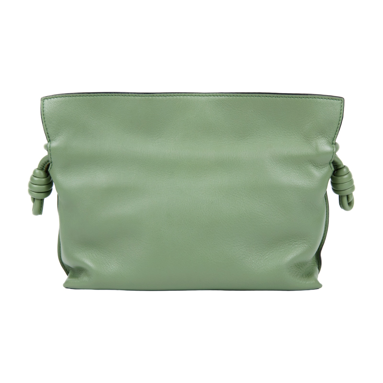 羅意威 LOEWE Mini Flamenco clutch 小牛皮 迷你 肩背包  綠FLAMENCO MINI 防塵袋