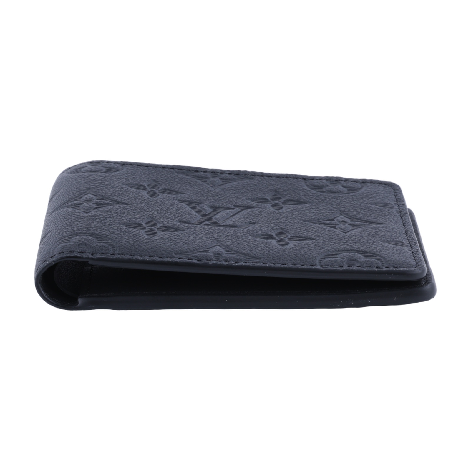 路易威登 LOUIS VUITTON Multiple 錢包 短夾 M62901 晶片款 黑原花壓印Multiple短夾 原廠盒子/防塵袋