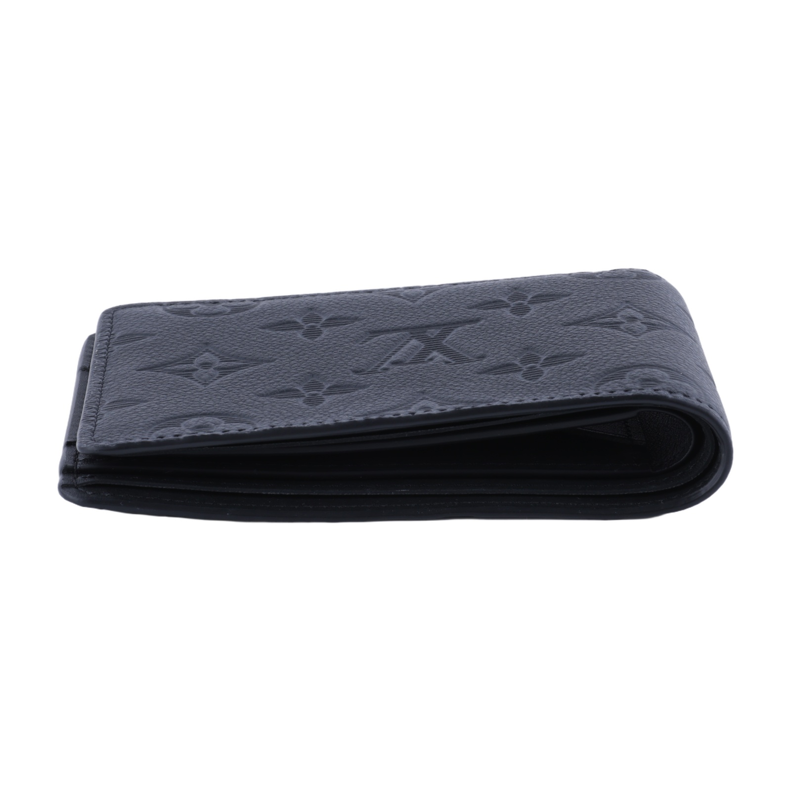 路易威登 LOUIS VUITTON Multiple 錢包 短夾 M62901 晶片款 黑原花壓印Multiple短夾 原廠盒子/防塵袋