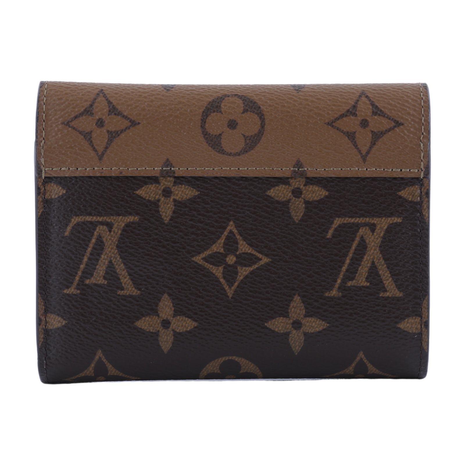 路易威登 LOUIS VUITTON Victorine 錢包 Reverse塗層帆布 M81557 晶片款 VICTORINE雙色短夾 原廠盒子/防塵袋