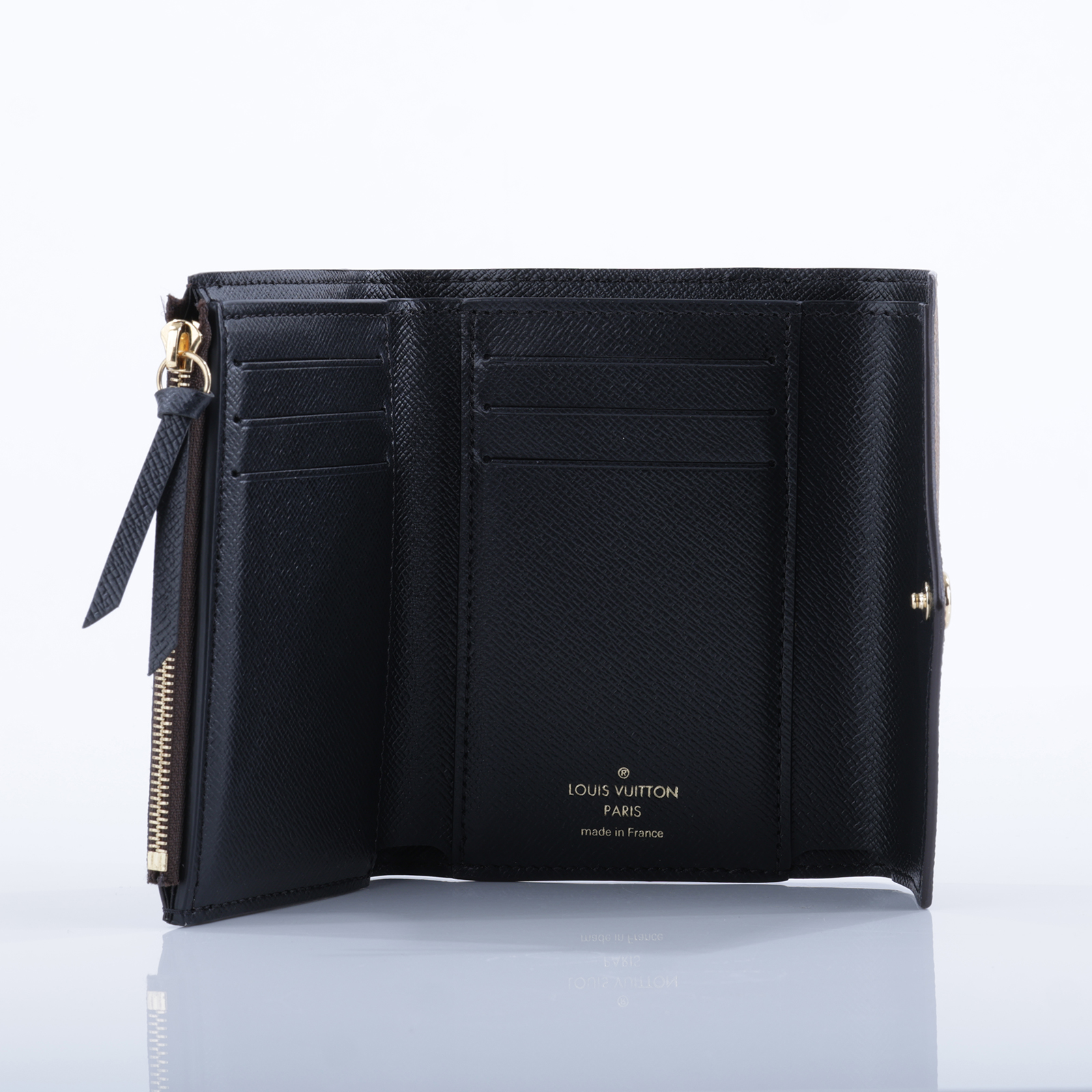 路易威登 LOUIS VUITTON Victorine 錢包 Reverse塗層帆布 M81557 晶片款 VICTORINE雙色短夾 原廠盒子/防塵袋