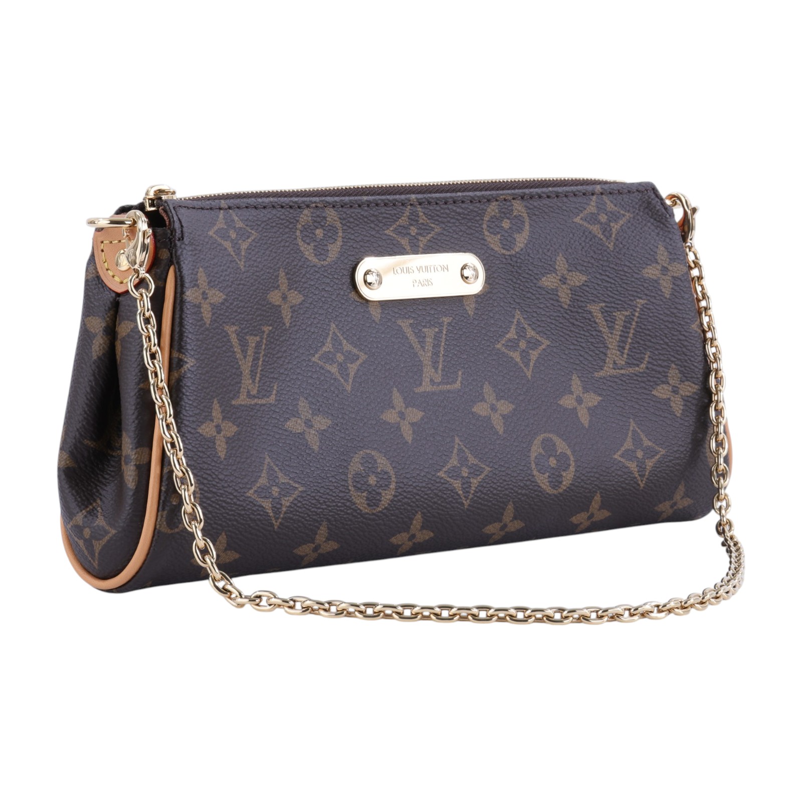 路易威登 LOUIS VUITTON Pochette Eva 手拿包 M13567 晶片款 Pochette Eva 原廠盒子/防塵袋/購買證明/背帶