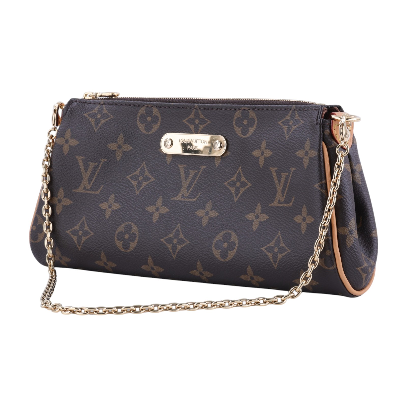 路易威登 LOUIS VUITTON Pochette Eva 手拿包 M13567 晶片款 Pochette Eva 原廠盒子/防塵袋/購買證明/背帶
