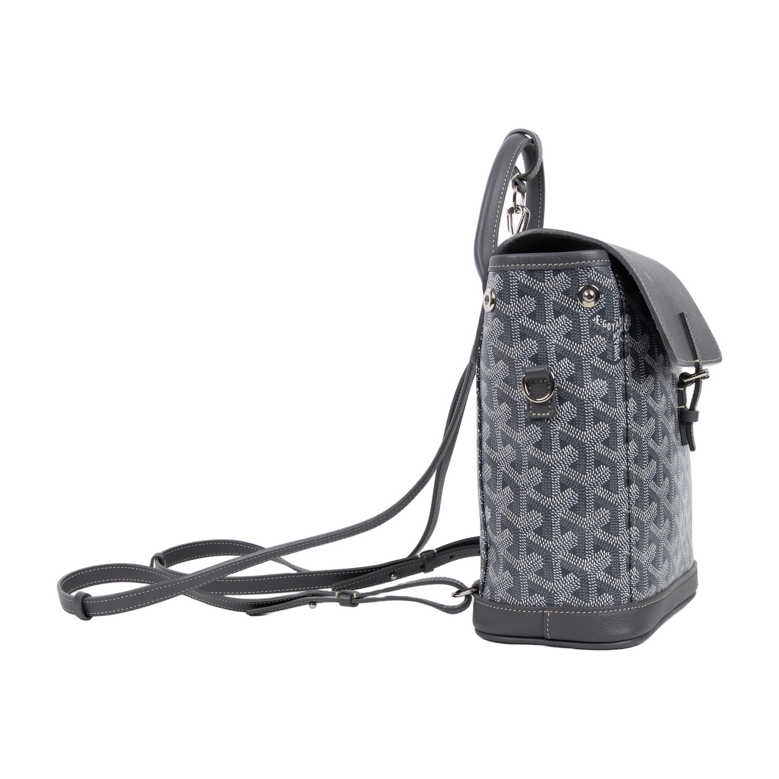 高雅德 GOYARD Alpin 迷你背包 ALPIN2MINTY 灰ALPIN MINI後背包 防塵袋/國外購買證明