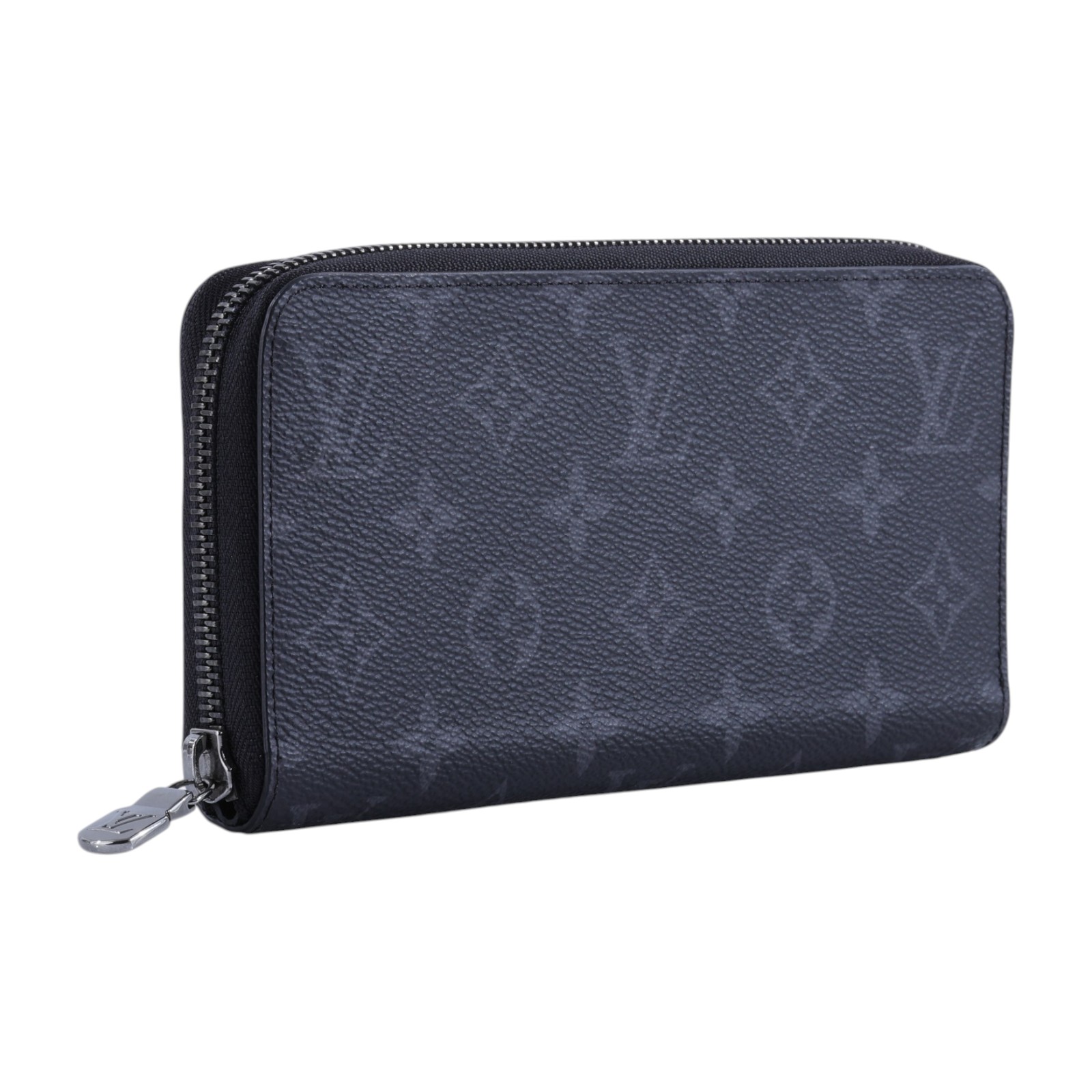 路易威登 LOUIS VUITTON 錢包 拉鍊 長夾 M11611 晶片款 黑原花拉鍊長夾 原廠盒子/防塵袋/購買證明