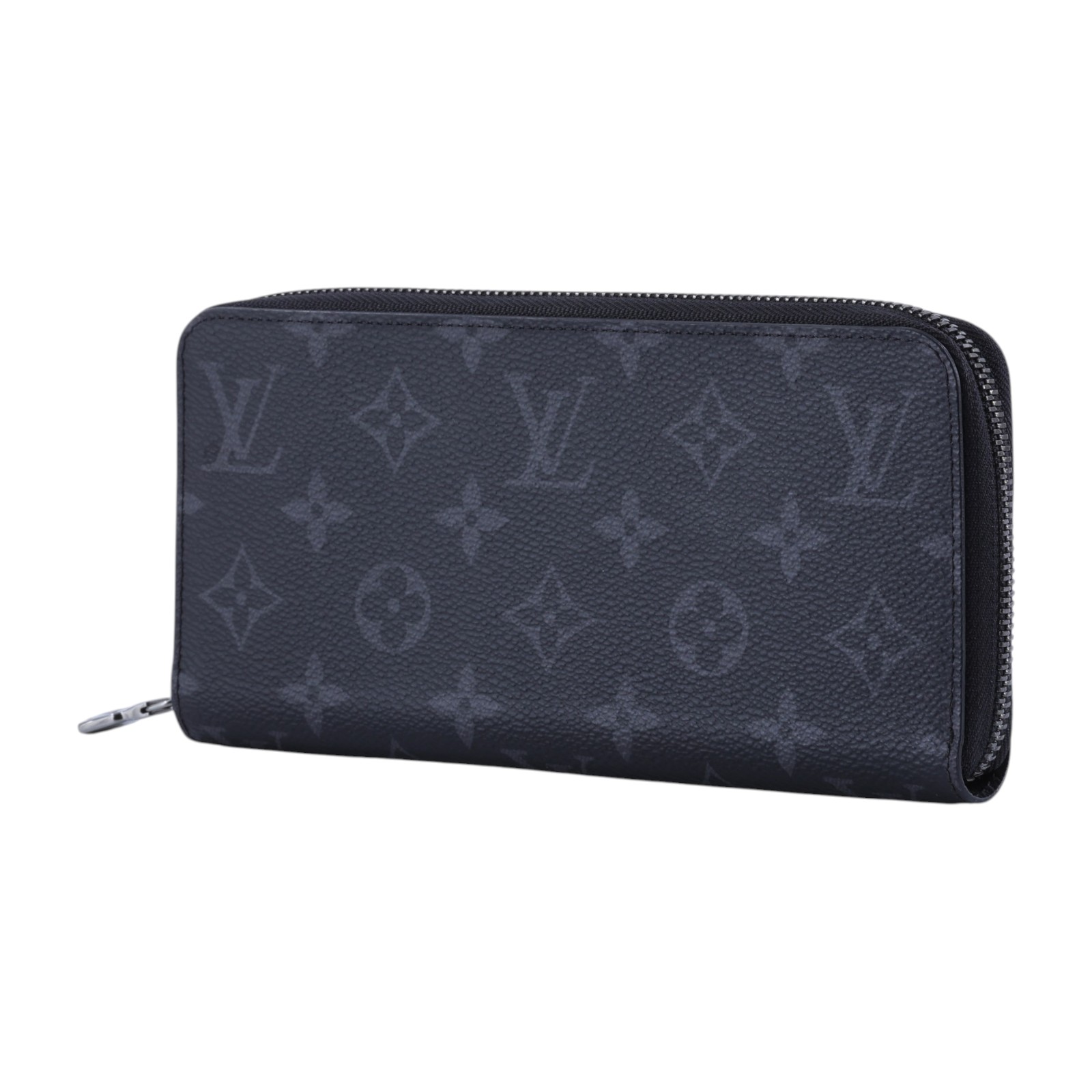 路易威登 LOUIS VUITTON 錢包 拉鍊 長夾 M11611 晶片款 黑原花拉鍊長夾 原廠盒子/防塵袋/購買證明
