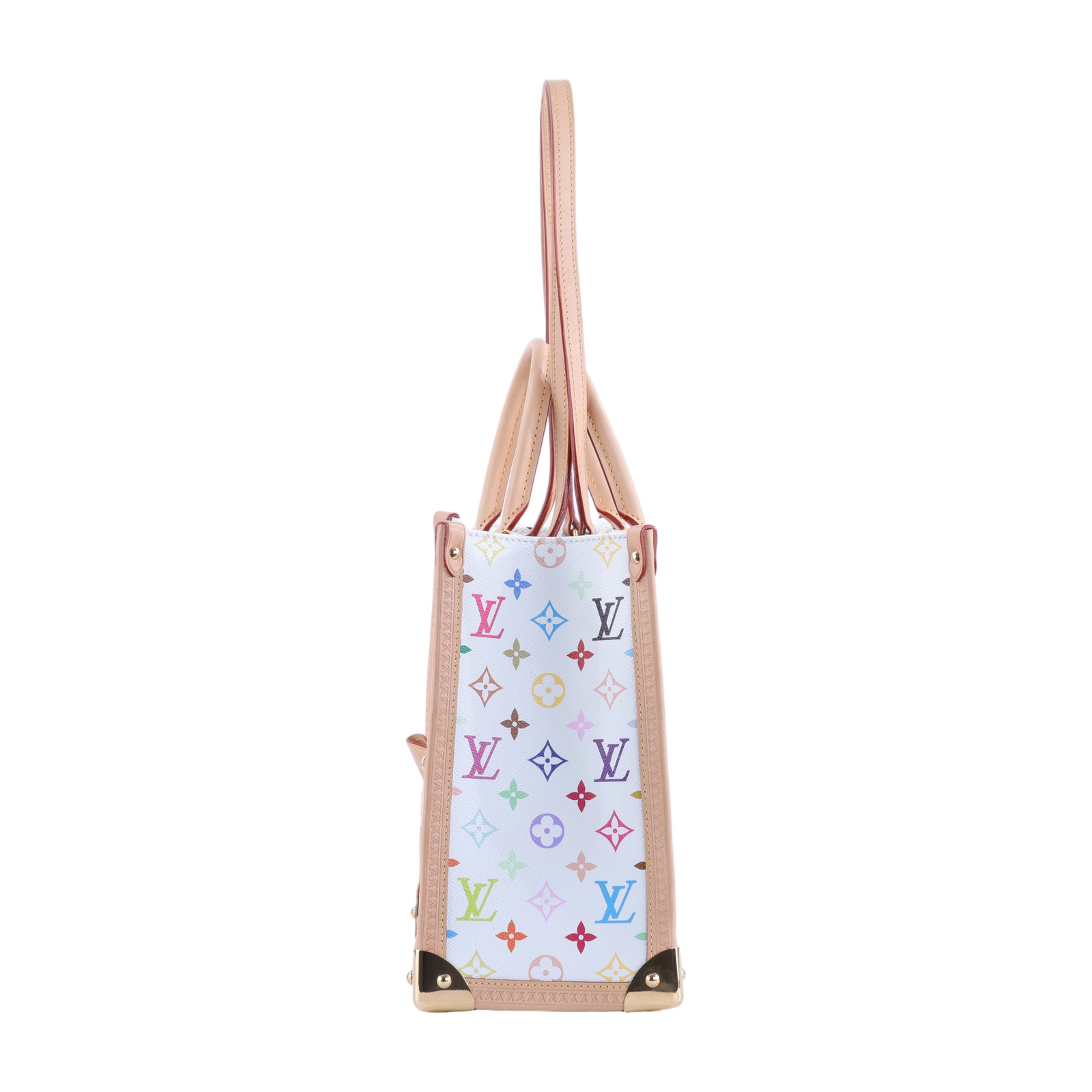 路易威登 LOUIS VUITTON OnTheGo MM 手提袋 單肩包 LVxTM 村上隆 聯名 M13079 晶片款  原廠盒子/防塵袋/鎖組