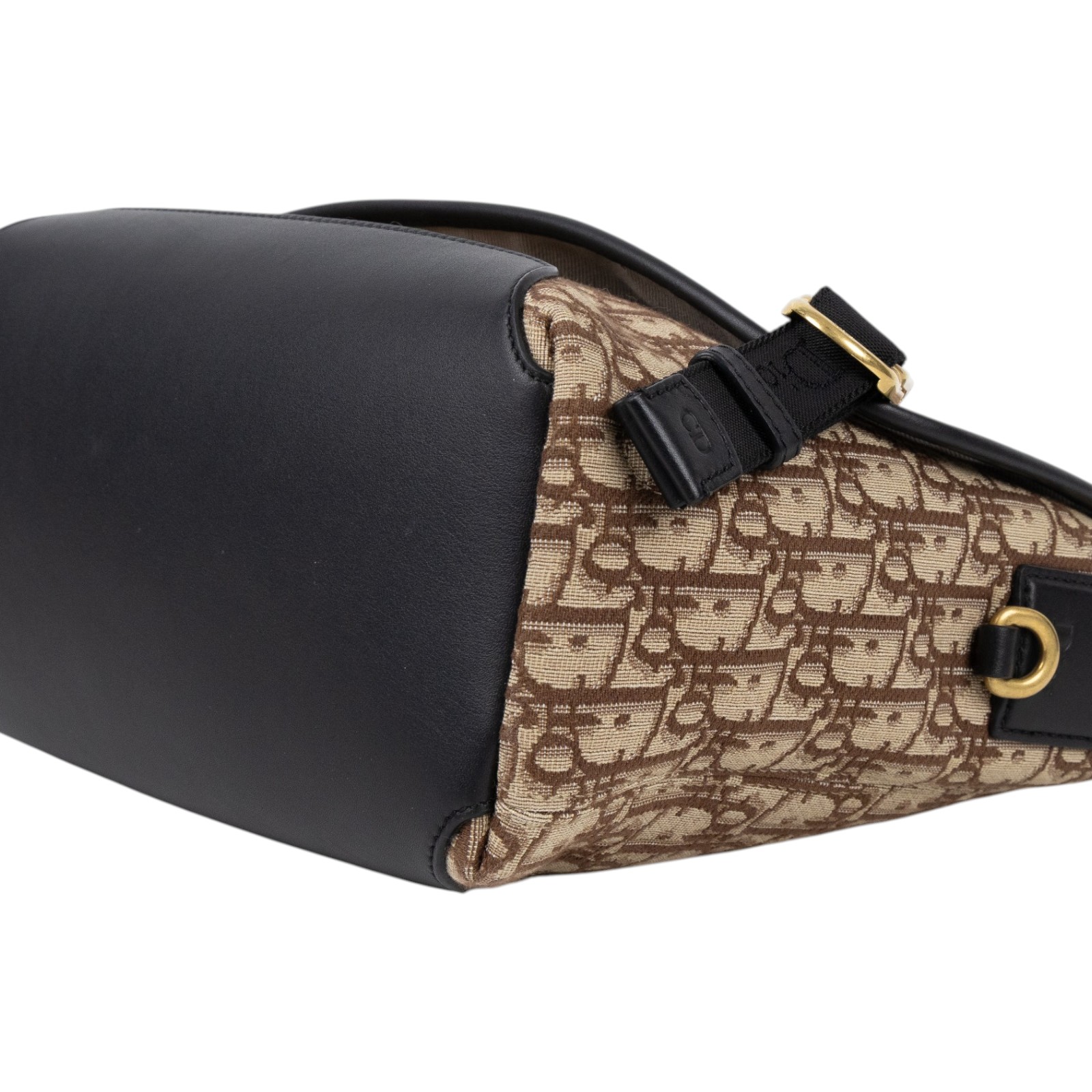 迪奧 CHRISTIAN DIOR Dior Jett 郵差包 小型 1DBPO458YUS 棕緹花Dior Jett 翻蓋郵差包 防塵袋
