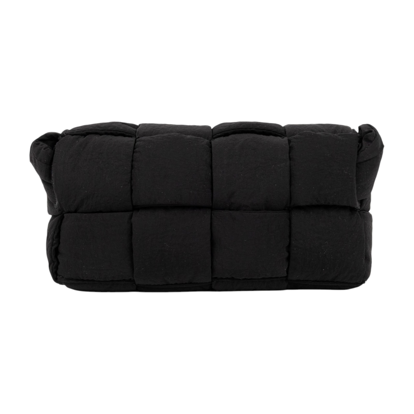 寶緹嘉 BOTTEGA VENETA Padded Cassette 尼龍 編織腰包 679763VBO80 黑尼龍CASSETTE 斜背包4X2 防塵袋