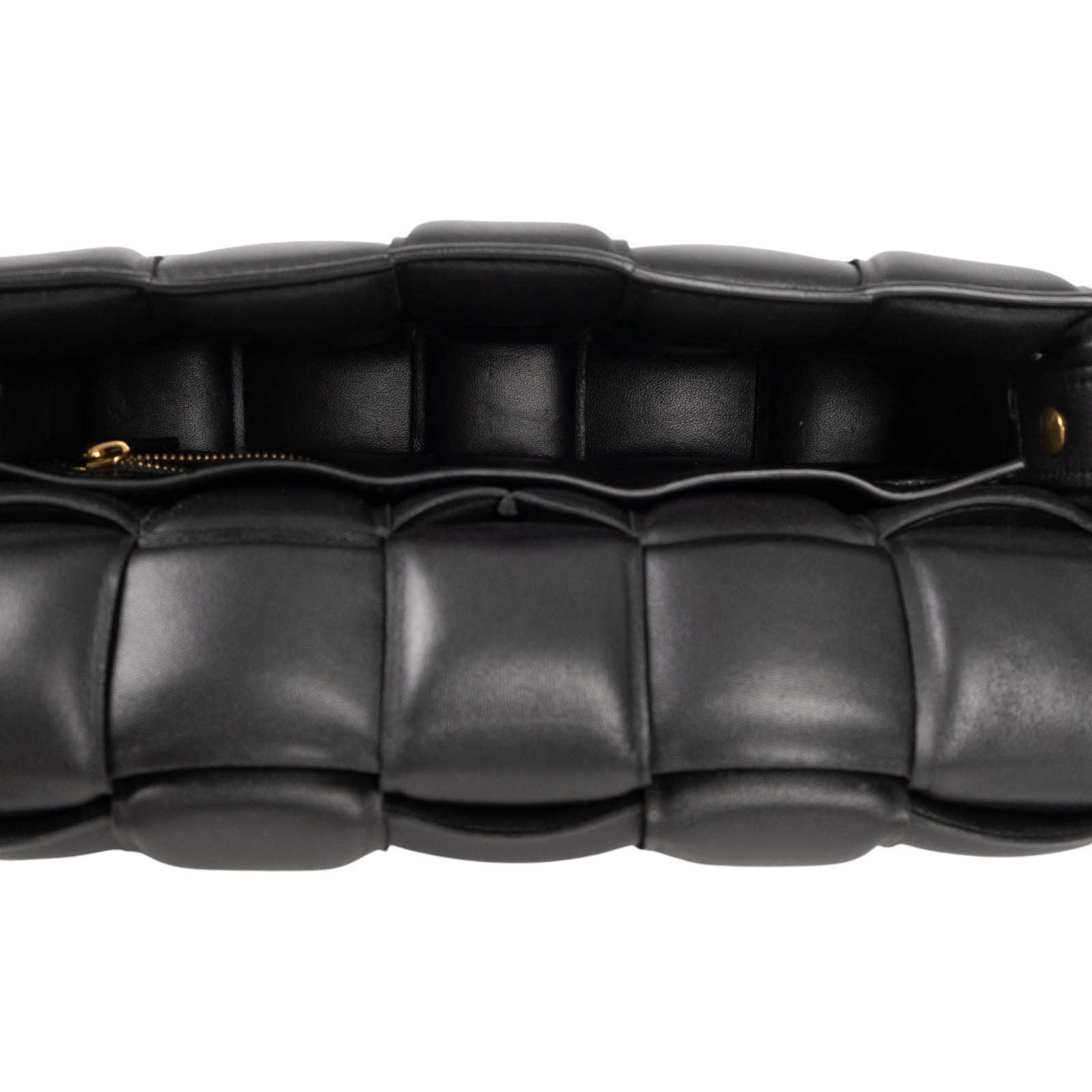 寶緹嘉 BOTTEGA VENETA Padded Cassette 枕頭編織包 591970VCQR1 黑PADDED CASSETTE 5X3 防塵袋