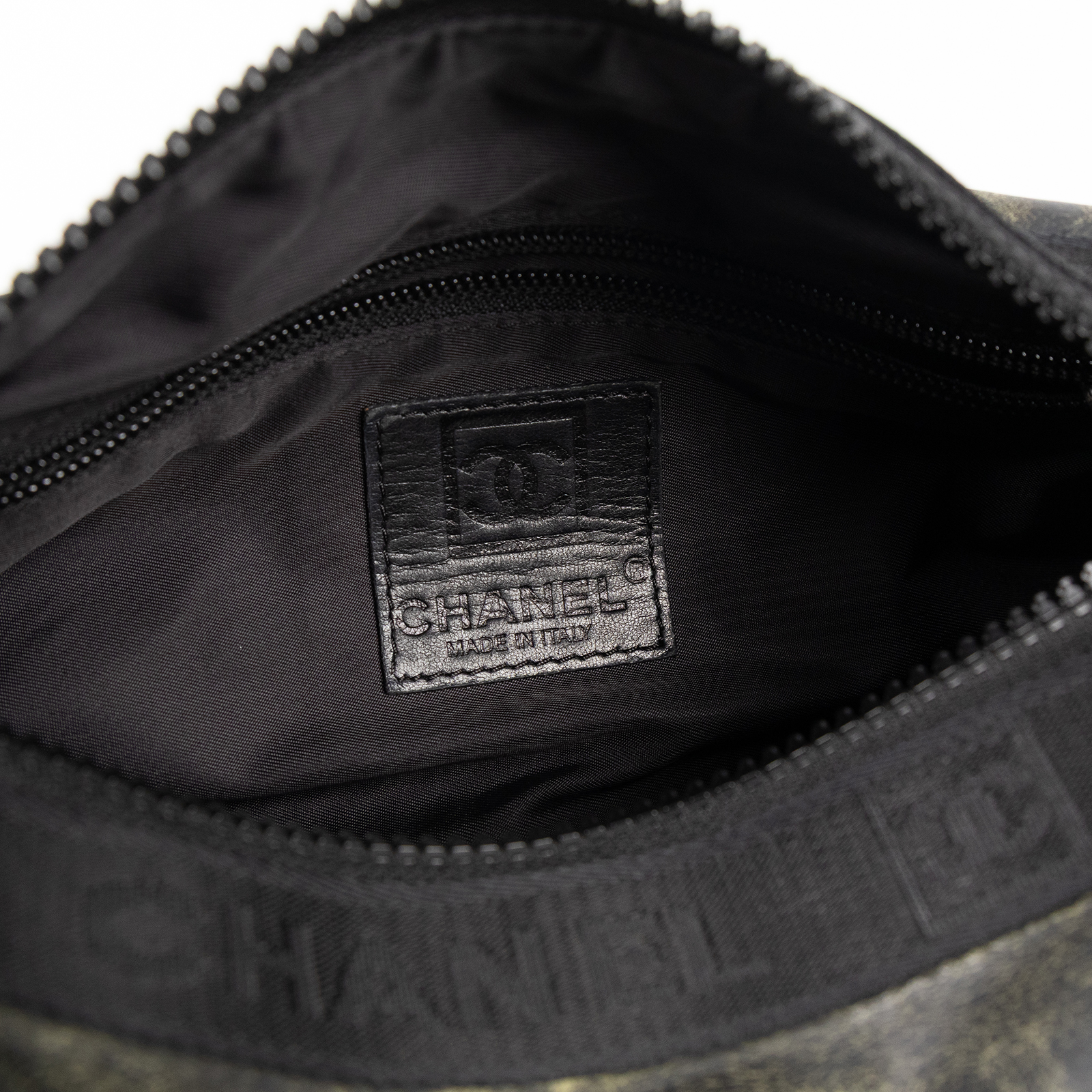 香奈兒 CHANEL Sport Line 圓筒包 側背包 A24984 12開黑圓筒側背包 保證卡/背帶