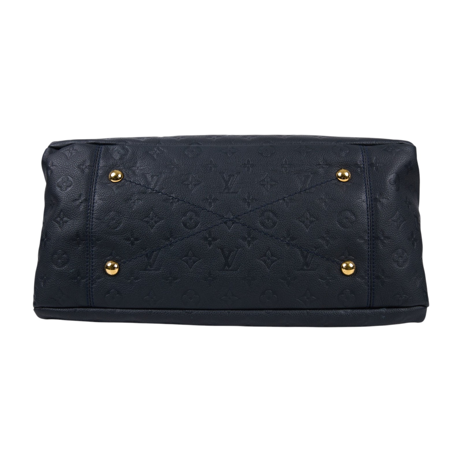 路易威登 LOUIS VUITTON Artsy MM 手提包 Monogram Empreinte M41066 黑壓紋ARTSY MM 鑰匙圈吊繩