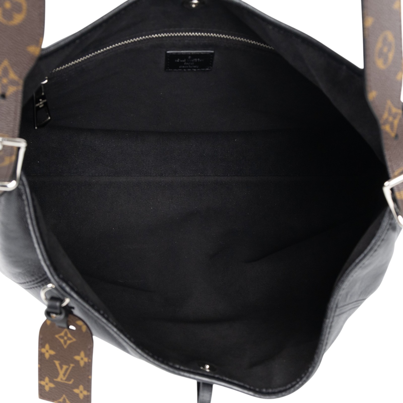 路易威登 LOUIS VUITTON CarryAll Vibe MM 手提 肩背包 黑色 M25143 晶片款  原廠盒子/內袋/購買證明