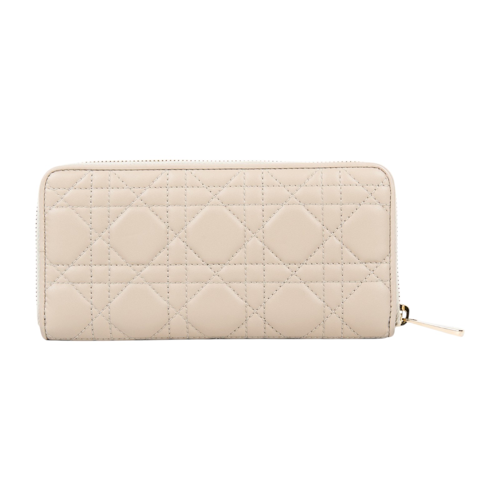 迪奧 CHRISTIAN DIOR Lady Dior Voyageur 錢包 長夾 羊皮 S0007ONMJ  原廠盒子/防塵袋/購買證明/吊飾