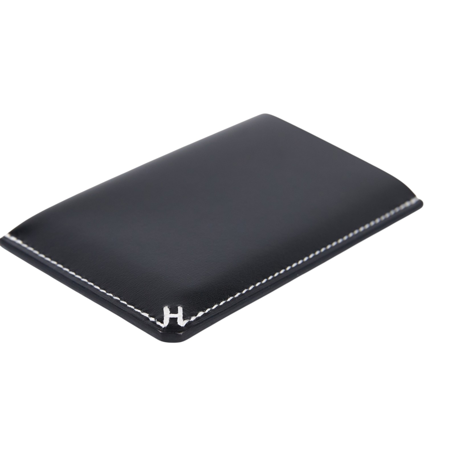 愛馬仕 Hermes H Sellier 卡夾 Box小牛皮 黑色 H083798CA89 /W FS 009 GX  原廠盒子