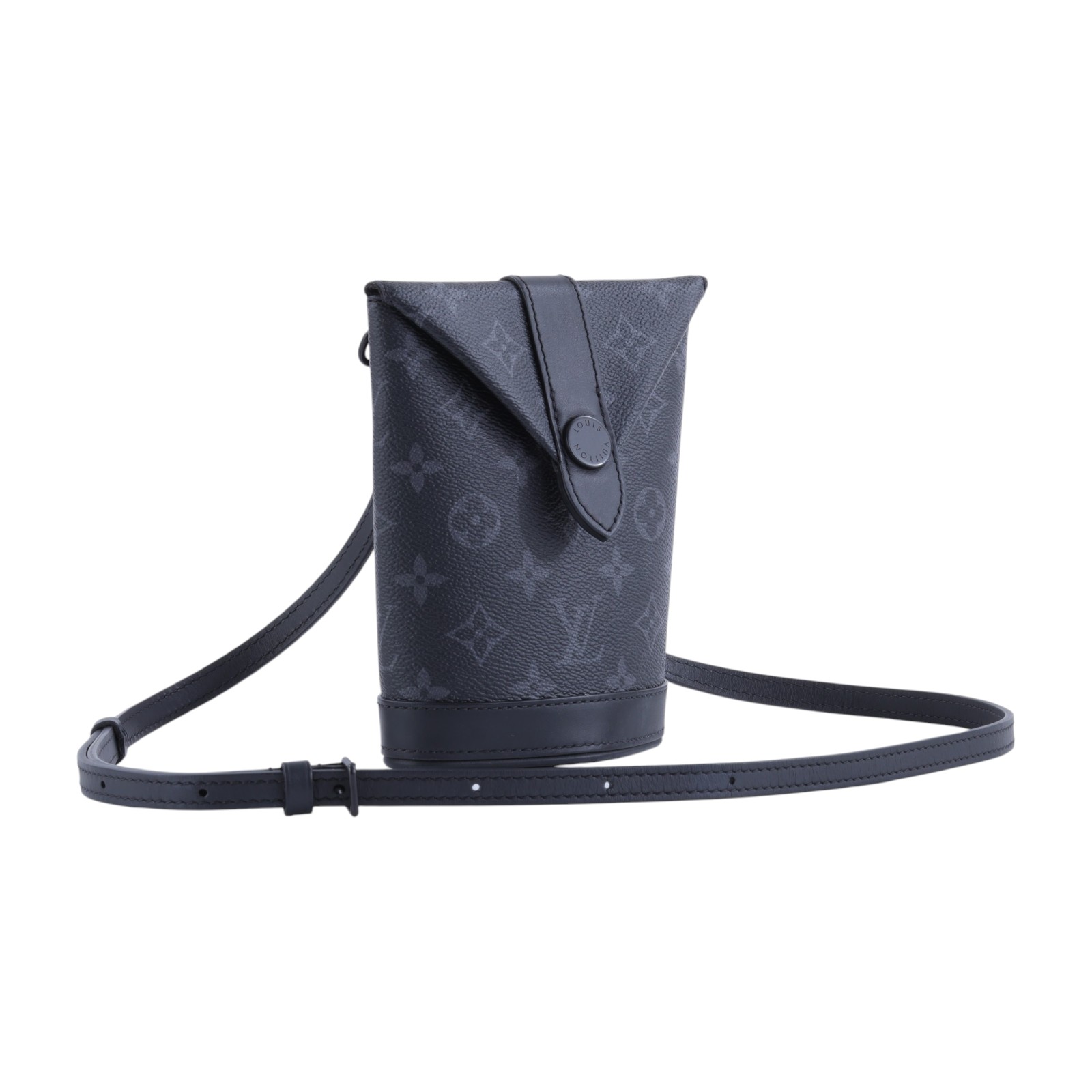 路易威登 LOUIS VUITTON Envelope Pouch 隨身包 M11613 晶片款 黑原花Envelope Pouch 原廠盒子/防塵袋/背帶